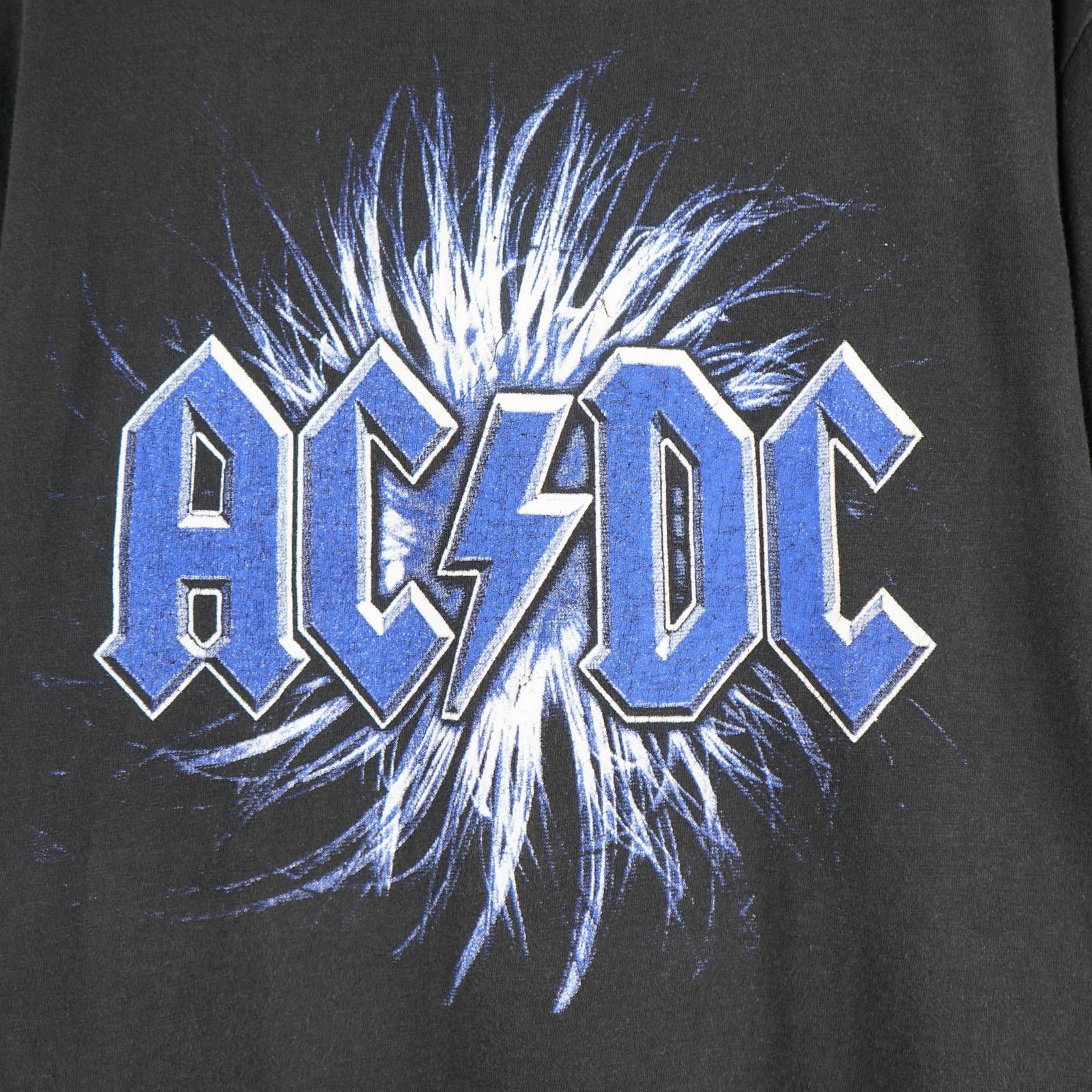 Band Tees × Vintage Vintage 1990s ACDC T-Shirt Shot Down in Flames Size US L / EU 52-54 / 3 - 2 Thumbnail
