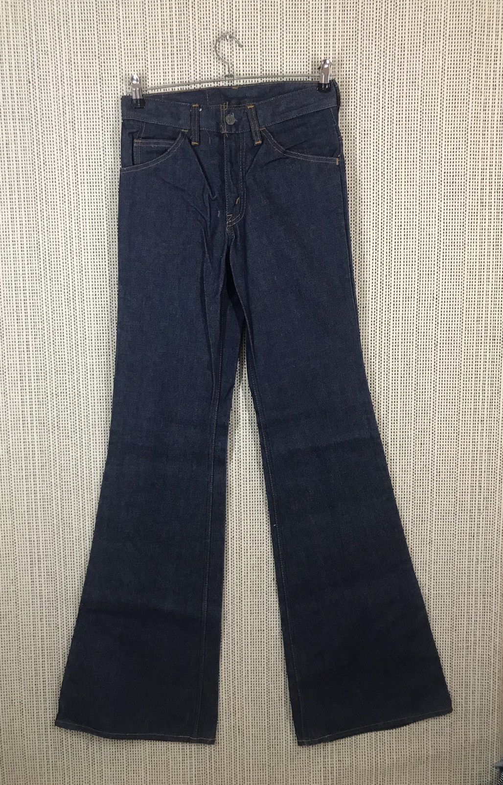 Levi's ‼️TRUE VINTAGE LEVIS 70s ORANGE Tag EXTRA BOOTCUT DENIM‼️ Size US 28 / EU 44 - 2 Thumbnail