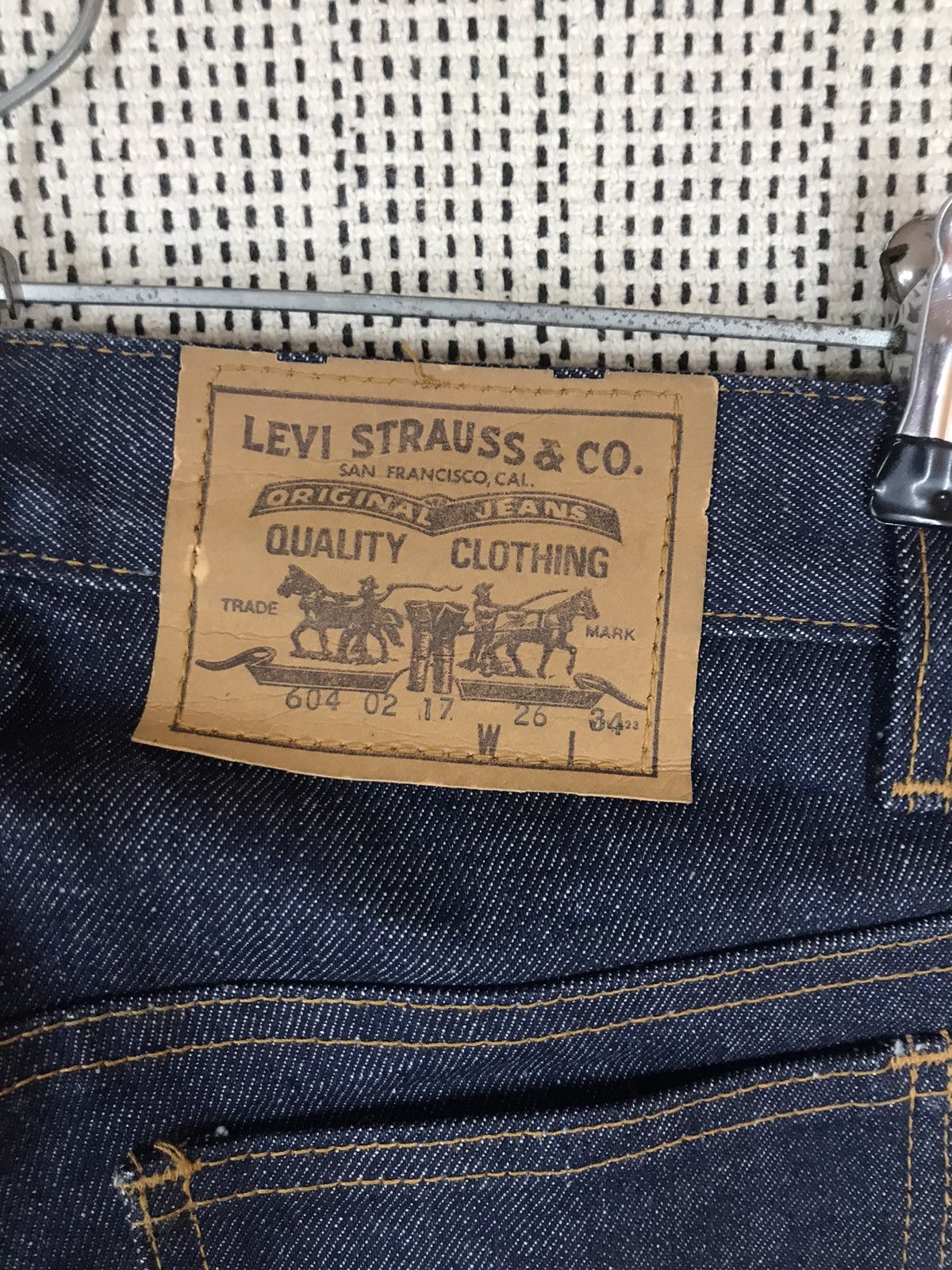 Levi's ‼️TRUE VINTAGE LEVIS 70s ORANGE Tag EXTRA BOOTCUT DENIM‼️ Size US 28 / EU 44 - 6 Thumbnail