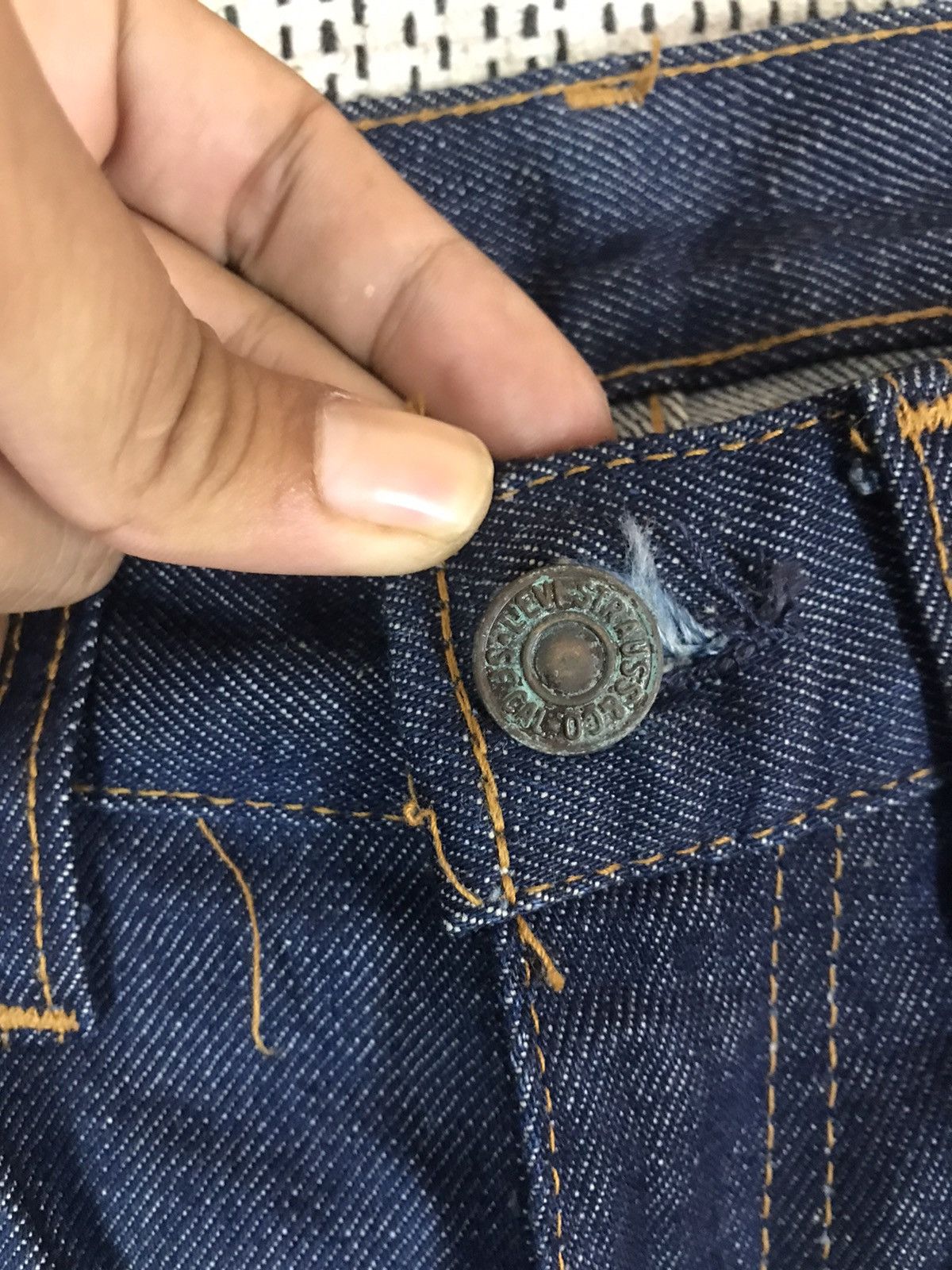 Levi's ‼️TRUE VINTAGE LEVIS 70s ORANGE Tag EXTRA BOOTCUT DENIM‼️ Size US 28 / EU 44 - 4 Thumbnail