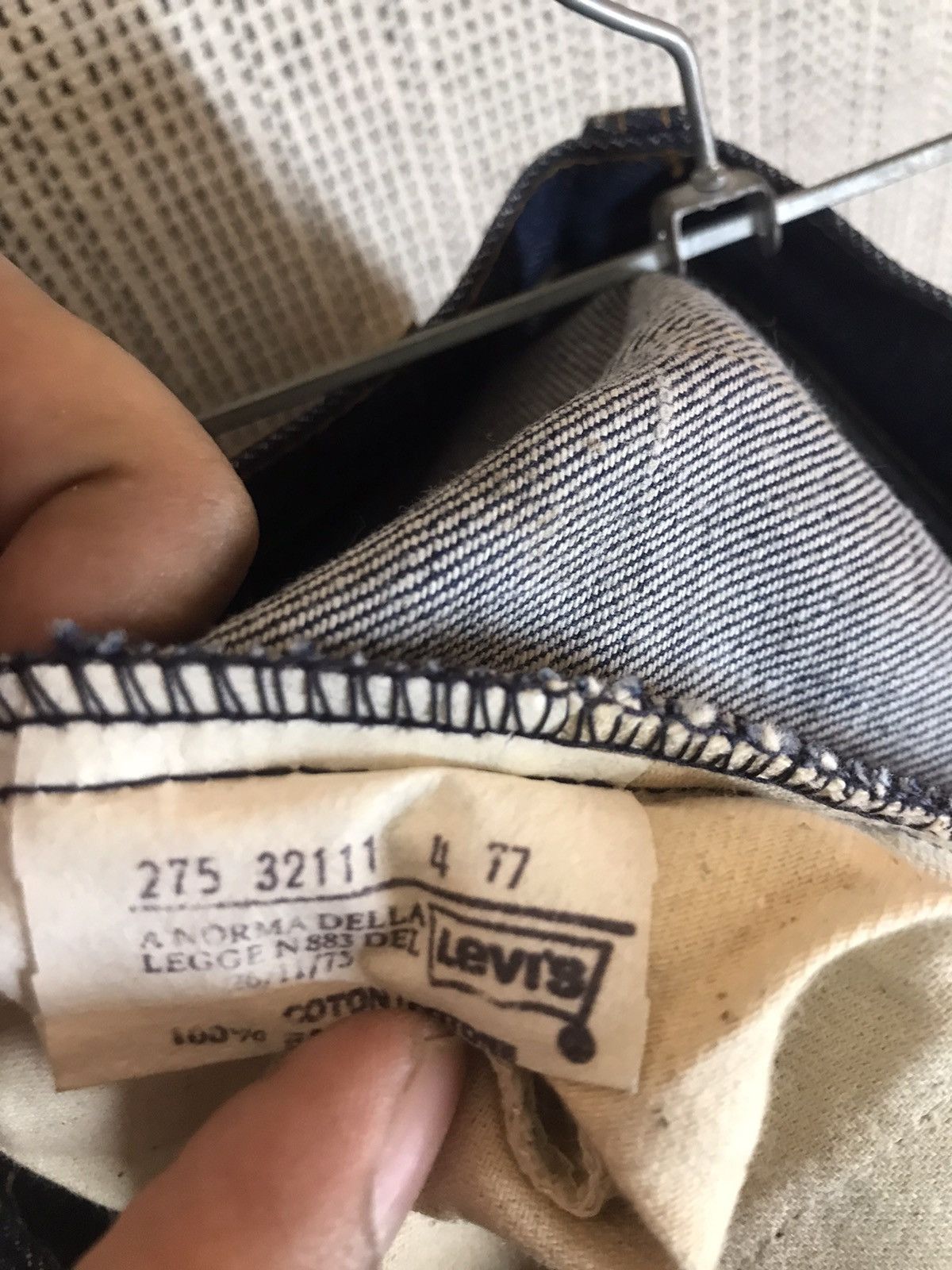 Levi's ‼️TRUE VINTAGE LEVIS 70s ORANGE Tag EXTRA BOOTCUT DENIM‼️ Size US 28 / EU 44 - 8 Thumbnail