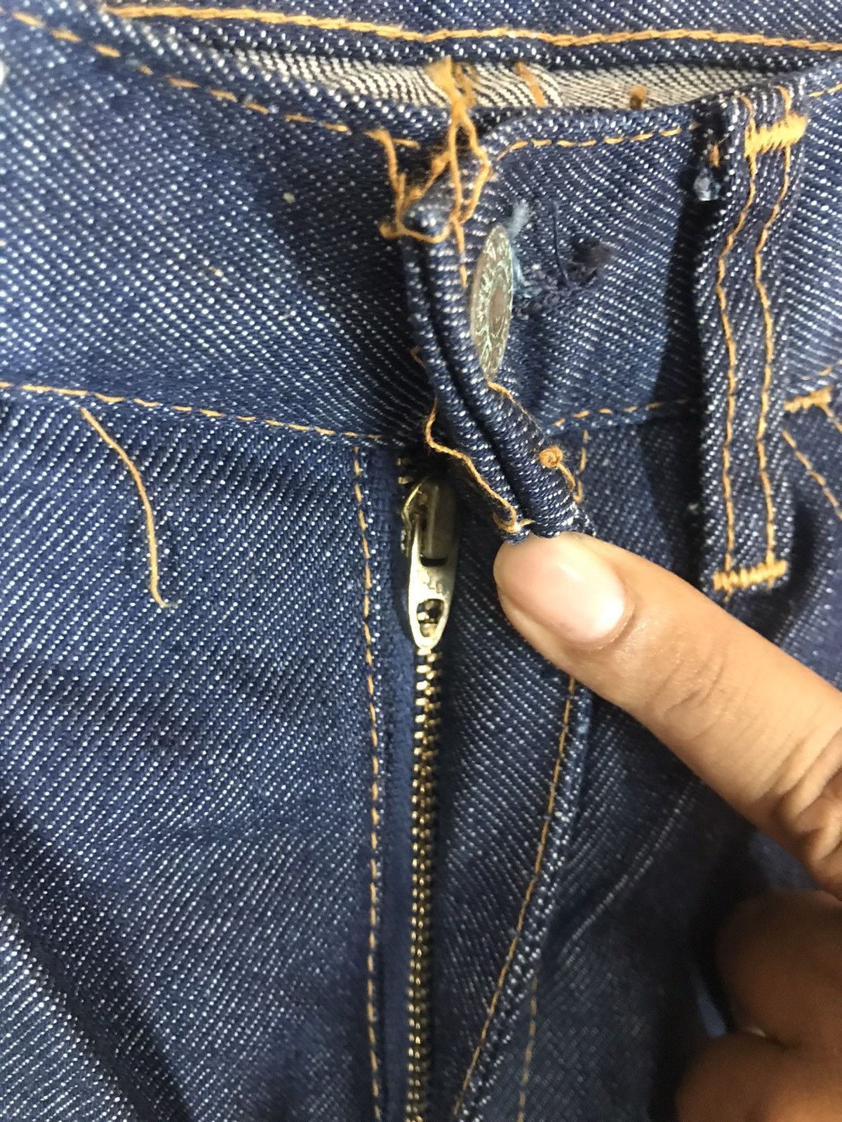 Levi's ‼️TRUE VINTAGE LEVIS 70s ORANGE Tag EXTRA BOOTCUT DENIM‼️ Size US 28 / EU 44 - 5 Thumbnail