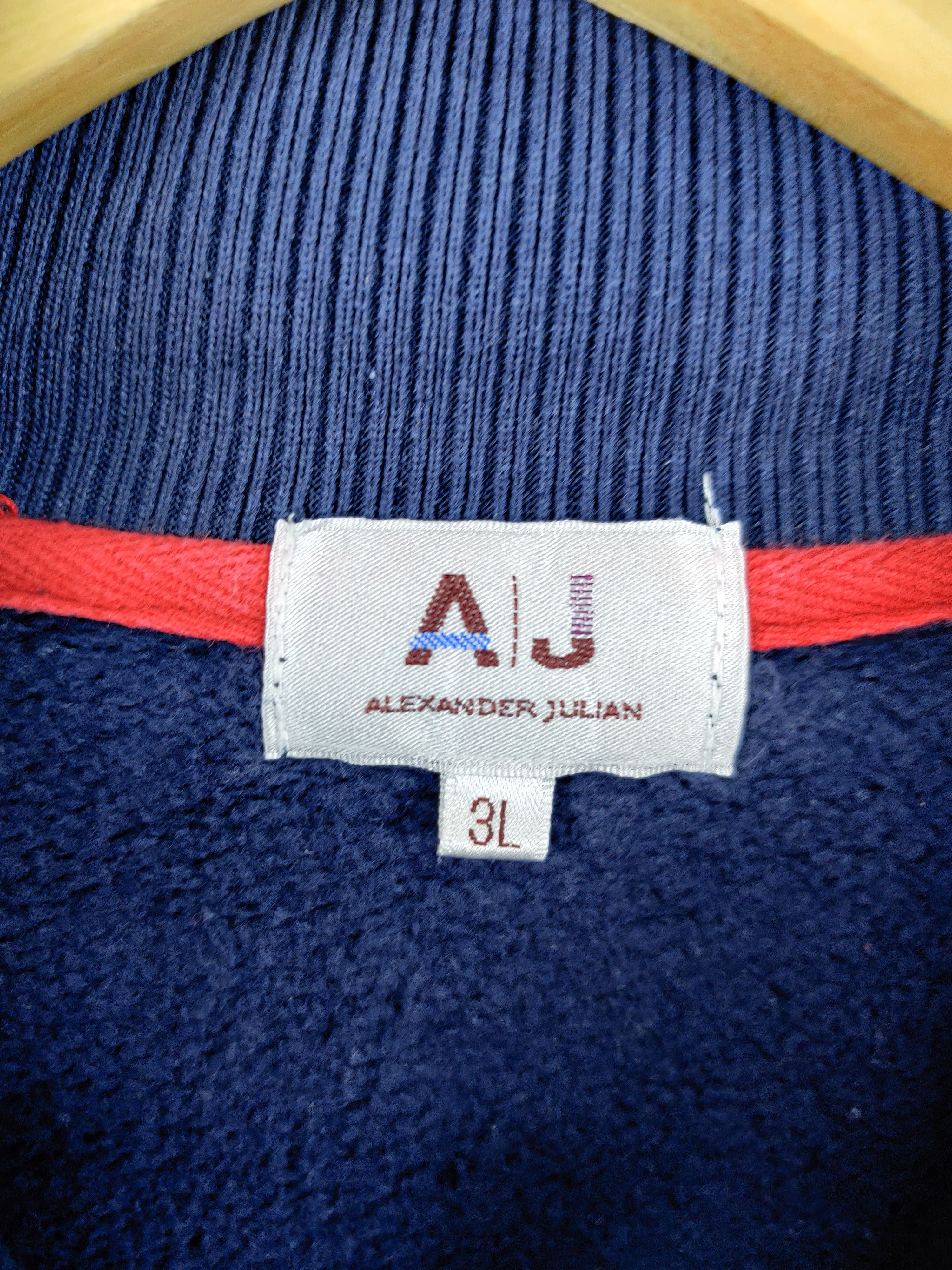 Alexander Julian Vintage Alexander Julian Zipper Sweatshirt Size US XL / EU 56 / 4 - 9 Thumbnail