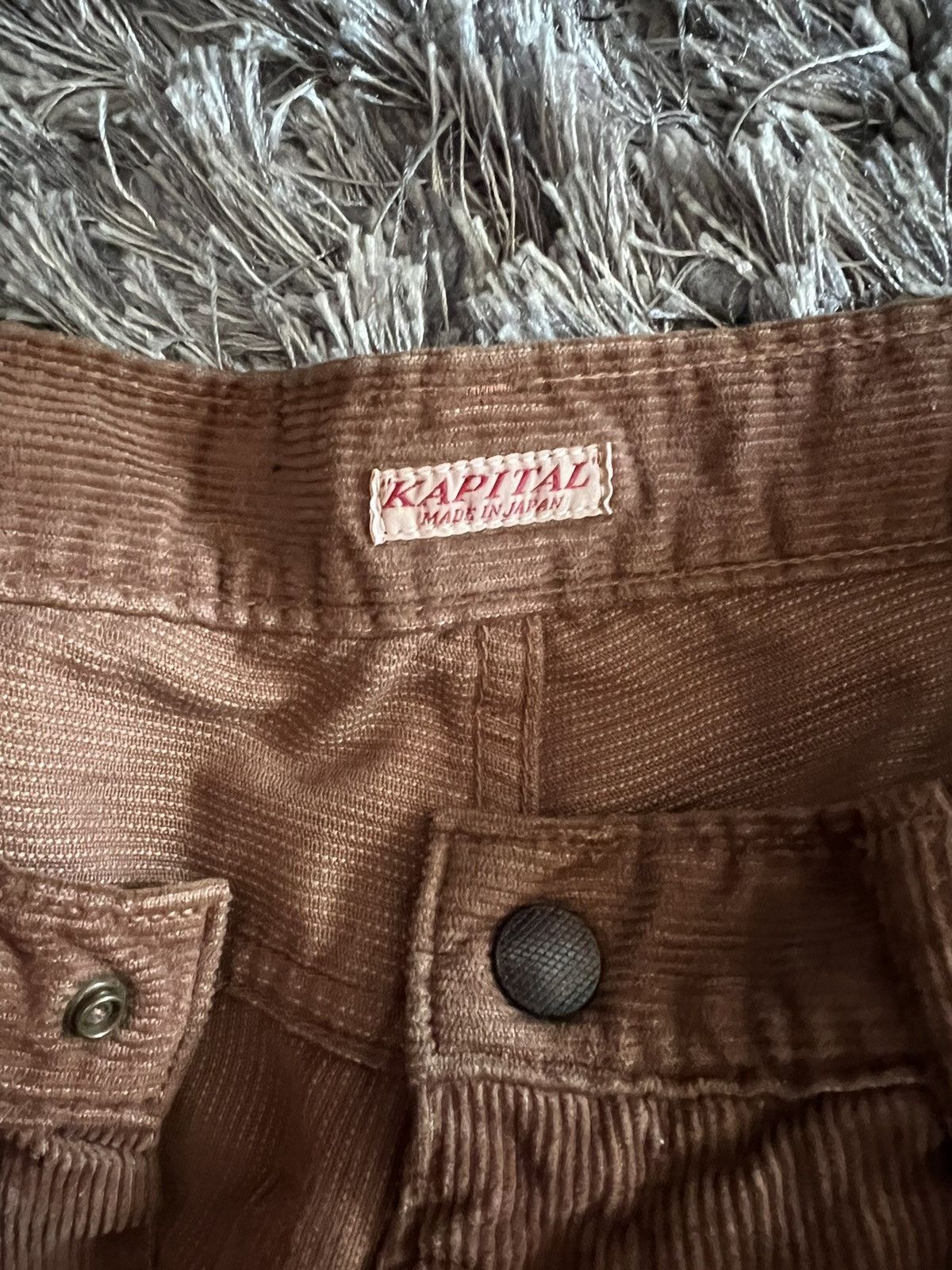 Kapital Kapital Studded Gemstone Corduroy Flared Pants Size US 31 - 4 Thumbnail