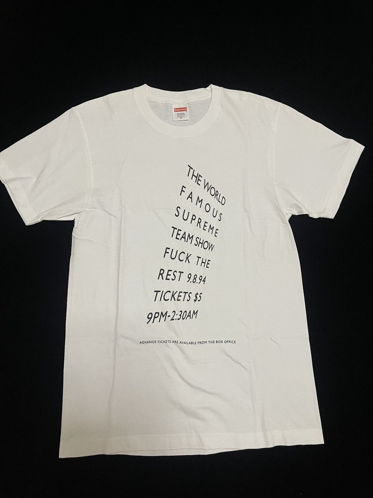 Stussy × Supreme 2001 World Famous Supreme Team T-shirt | Grailed