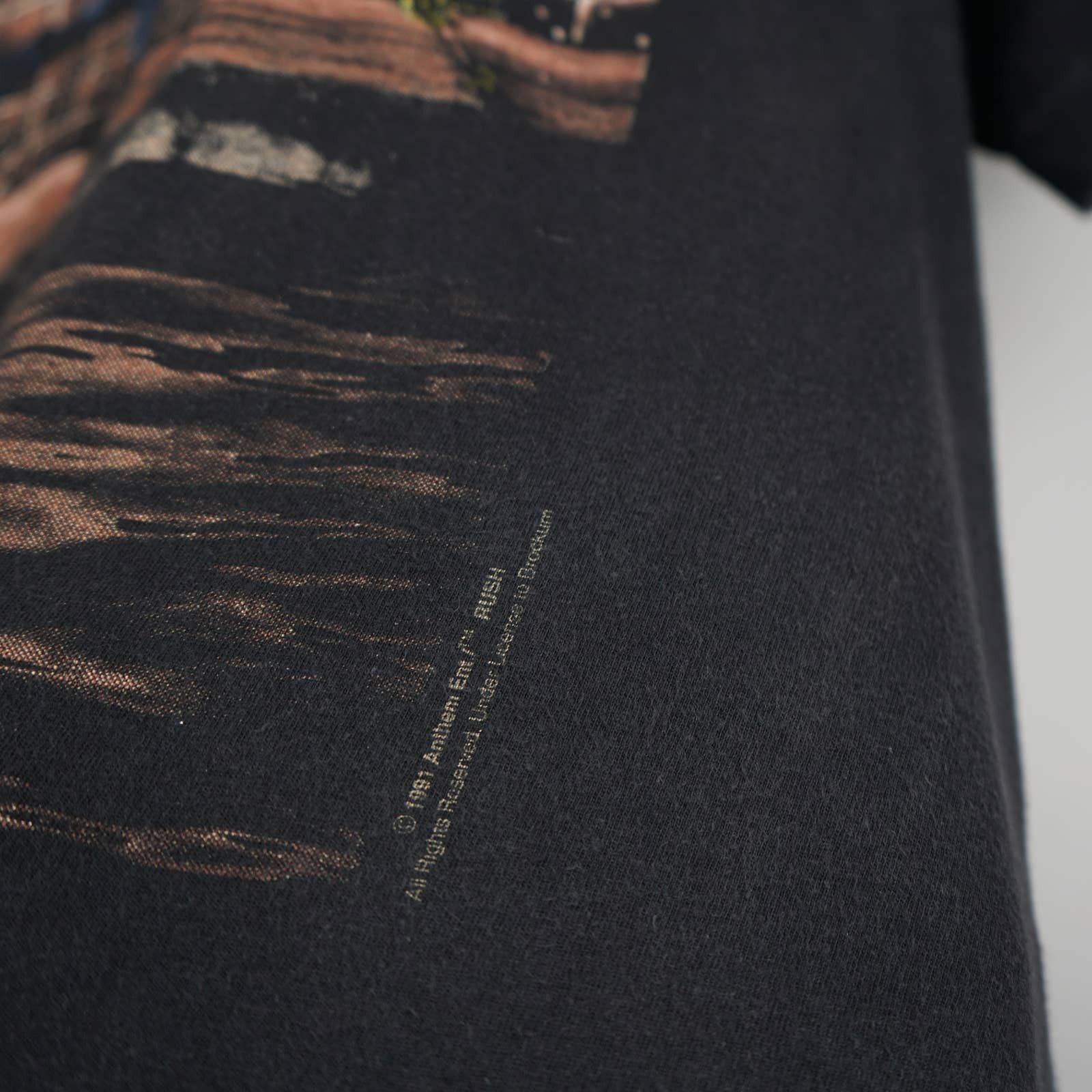 Band Tees × Vintage Vintage RUSH t shirt 90s like Pink Floyd Guns N Roses Size US L / EU 52-54 / 3 - 3 Thumbnail
