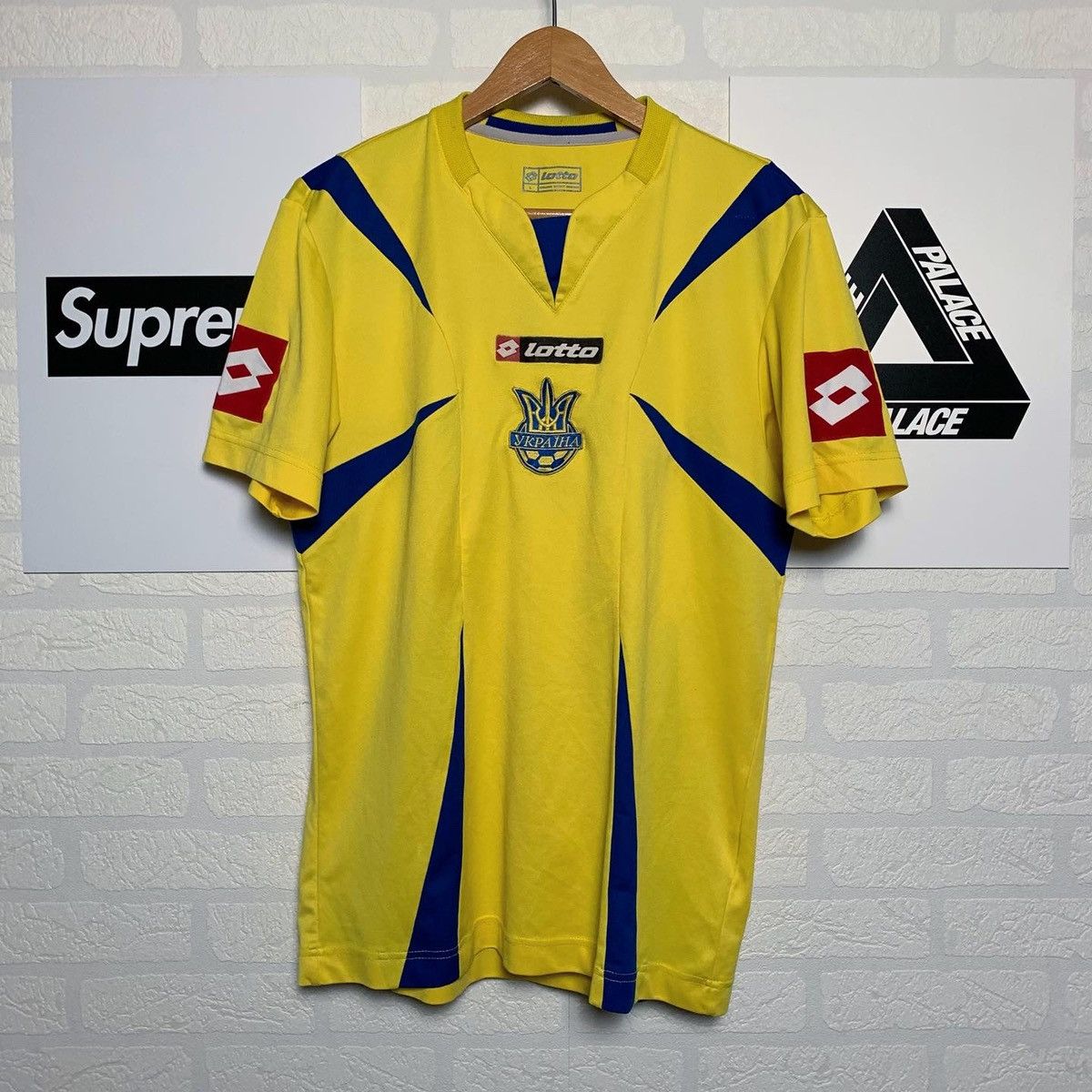 Soccer Jersey Vintage Lotto Ukraine 2006 2008 Home Football Shirt ...