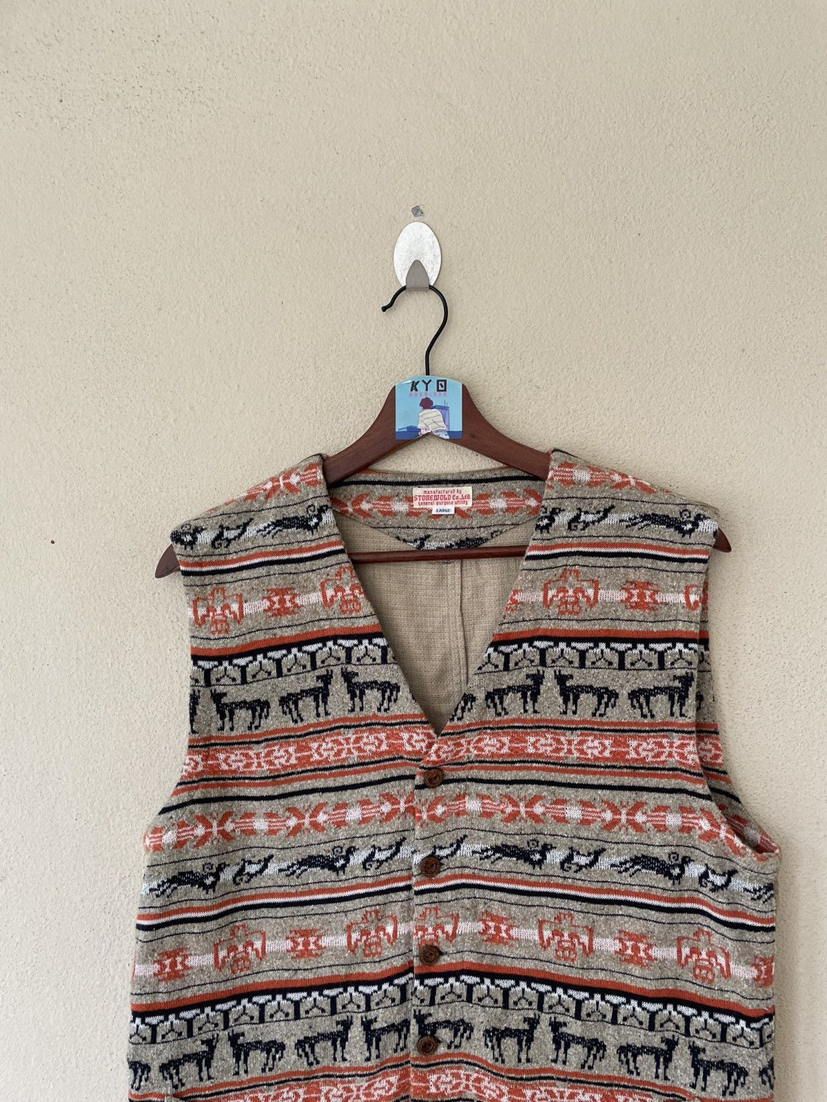 Japanese Brand × Vintage VINTAGE STONEWORLD UTILITIES VEST Size US L / EU 52-54 / 3 - 3 Thumbnail