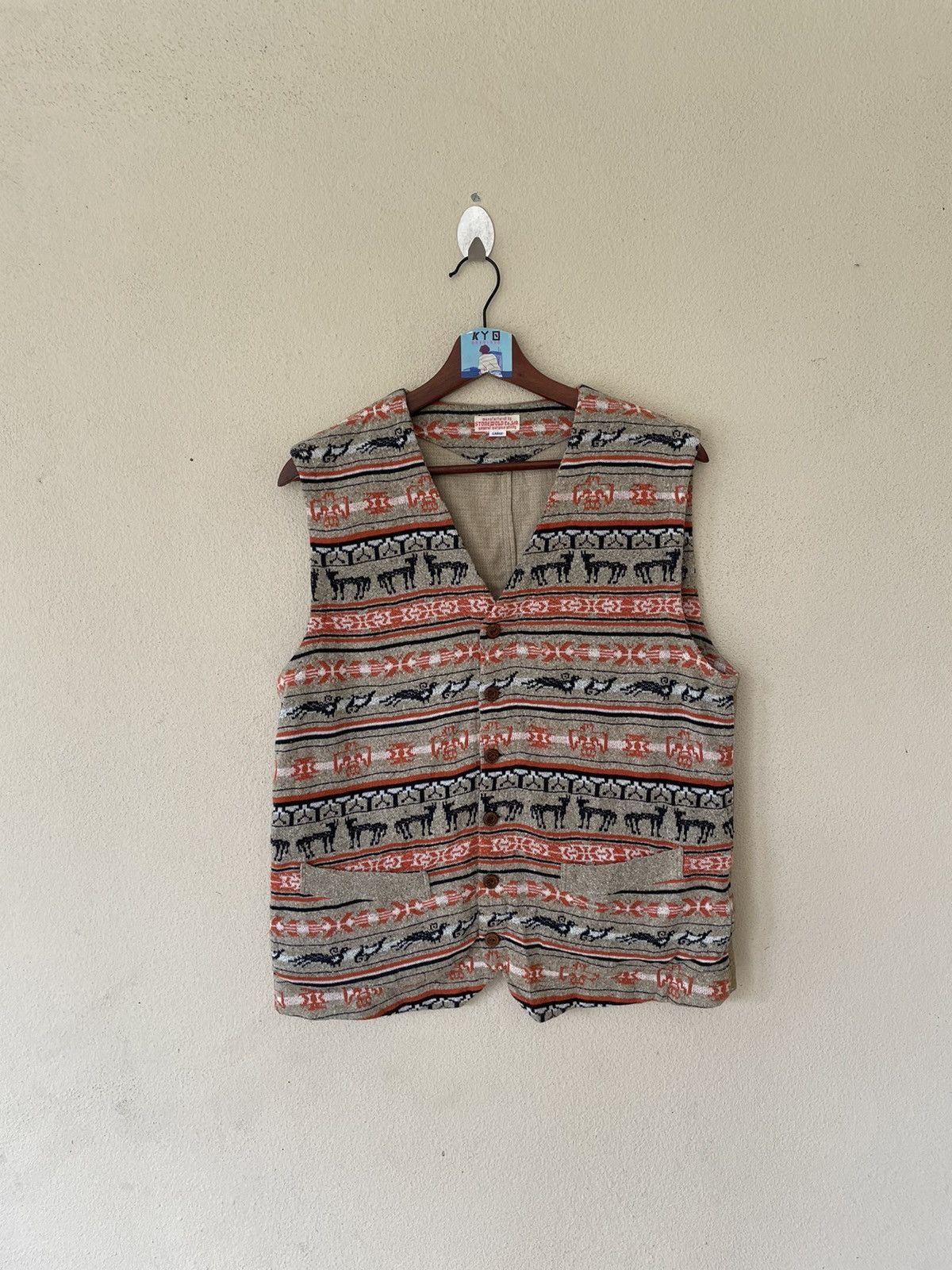 Japanese Brand × Vintage VINTAGE STONEWORLD UTILITIES VEST Size US L / EU 52-54 / 3 - 1 Thumbnail