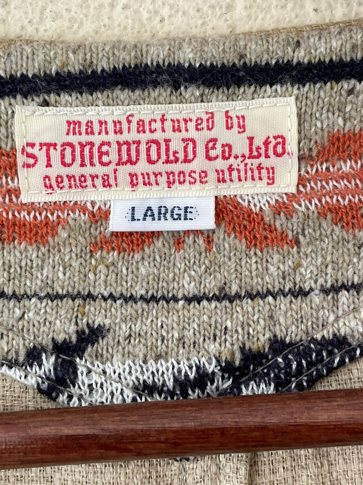 Japanese Brand × Vintage VINTAGE STONEWORLD UTILITIES VEST Size US L / EU 52-54 / 3 - 7 Thumbnail