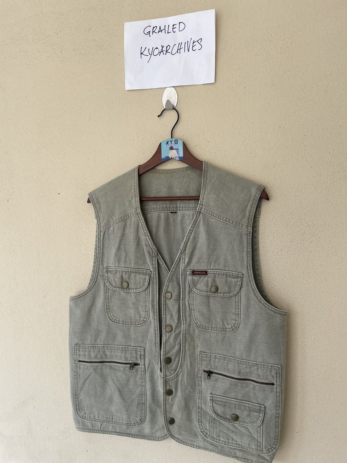 Japanese Brand × Vintage VINTAGE GRANCISCO UTILITIES VEST Size US L / EU 52-54 / 3 - 2 Thumbnail
