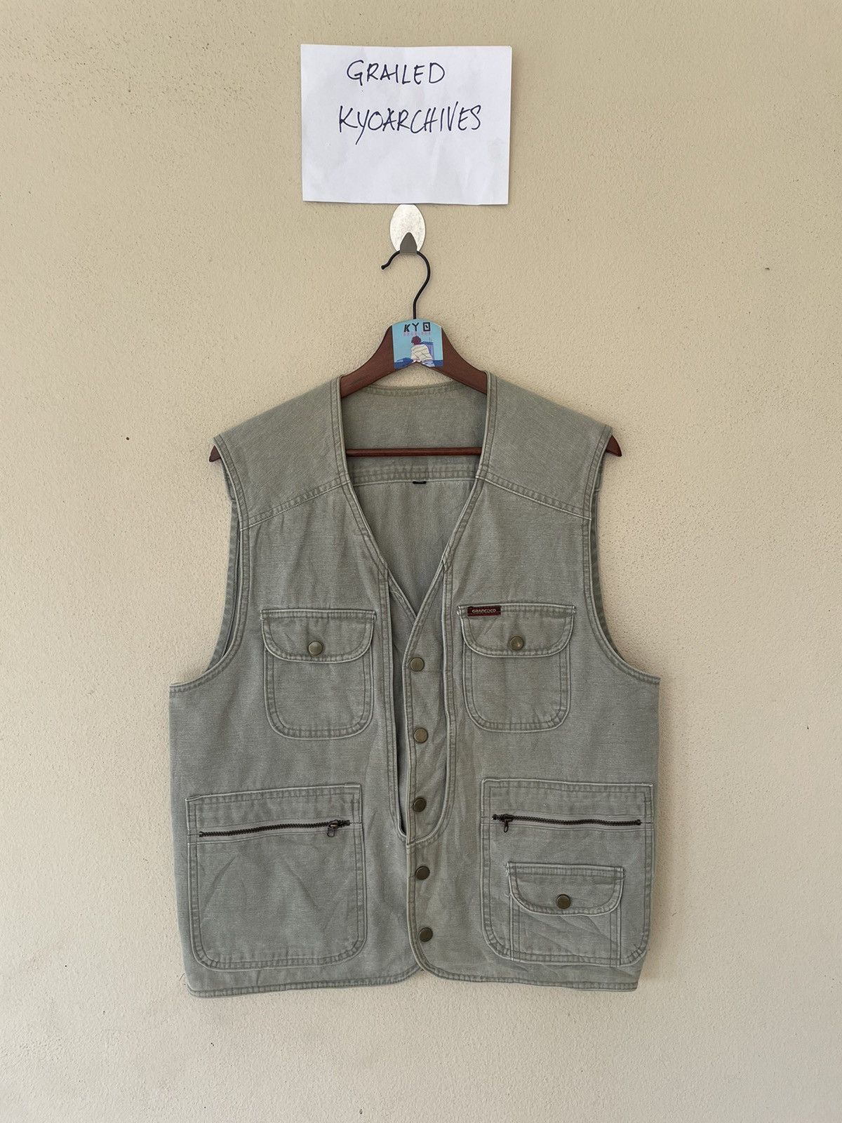 Japanese Brand × Vintage VINTAGE GRANCISCO UTILITIES VEST Size US L / EU 52-54 / 3 - 1 Thumbnail