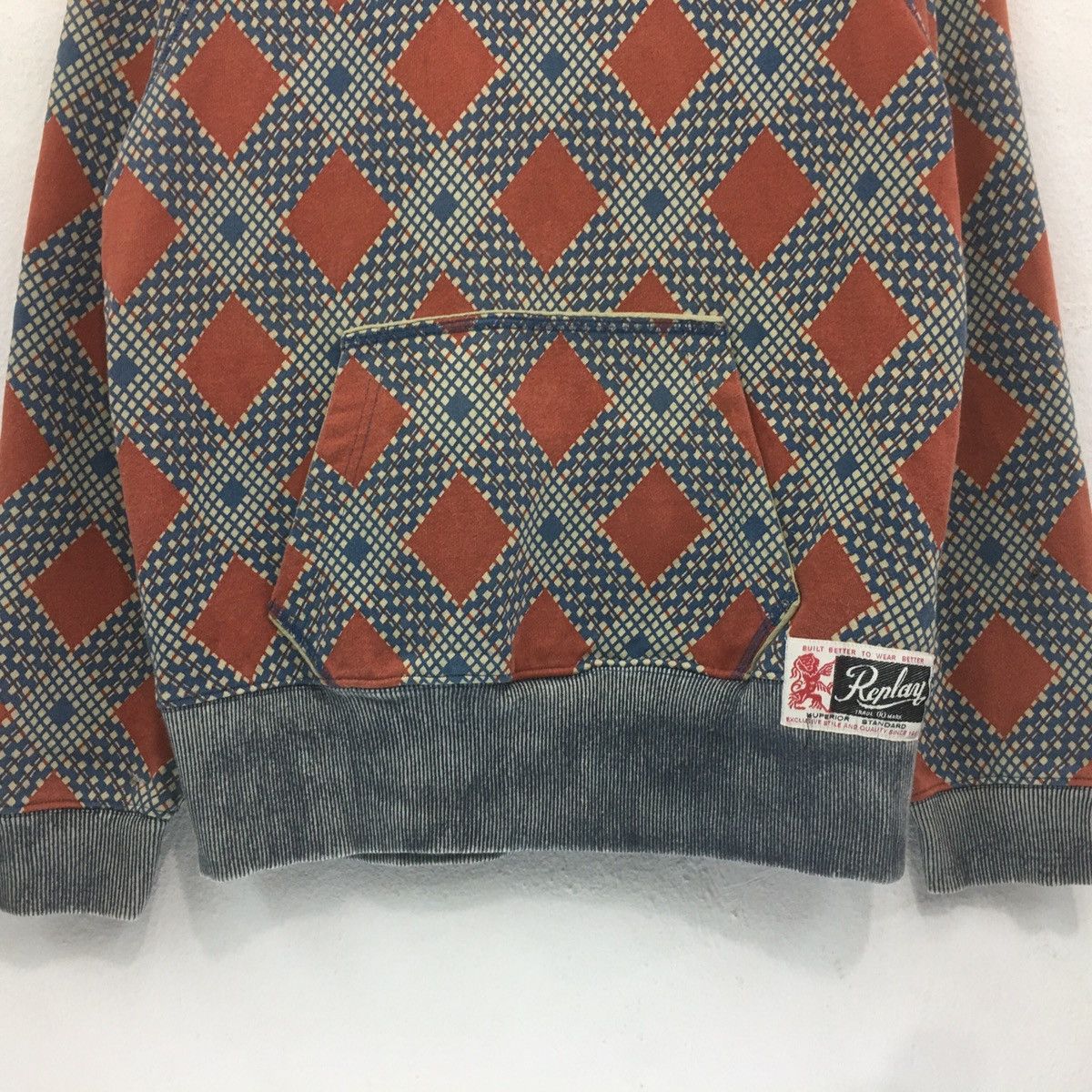 Japanese Brand × Replay Replay Hoodie Sweatshirt Size US M / EU 48-50 / 2 - 2 Thumbnail
