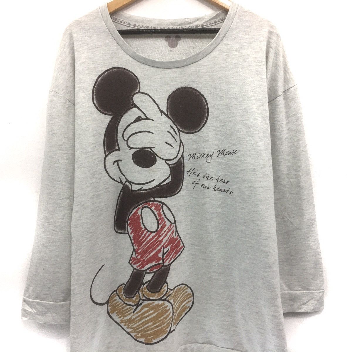 Cartoon Network × Disney × Mickey Mouse Vintage Tokyo Disney Resort Mickey Mouse Longsleve Big logo Size US M / EU 48-50 / 2 - 2 Thumbnail