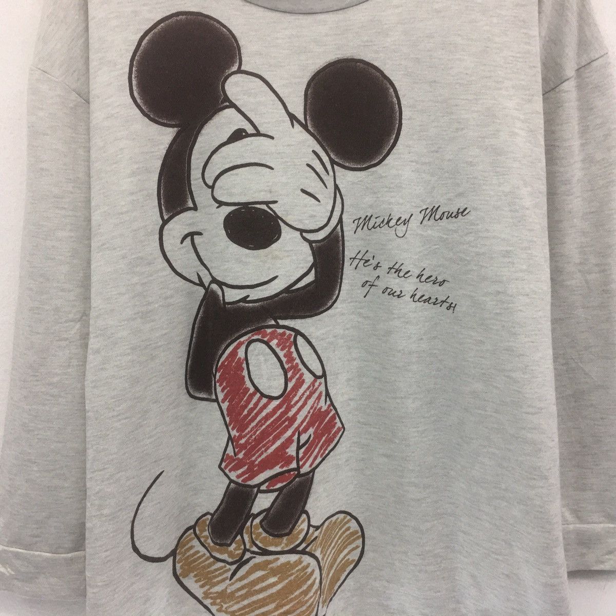 Cartoon Network × Disney × Mickey Mouse Vintage Tokyo Disney Resort Mickey Mouse Longsleve Big logo Size US M / EU 48-50 / 2 - 3 Thumbnail