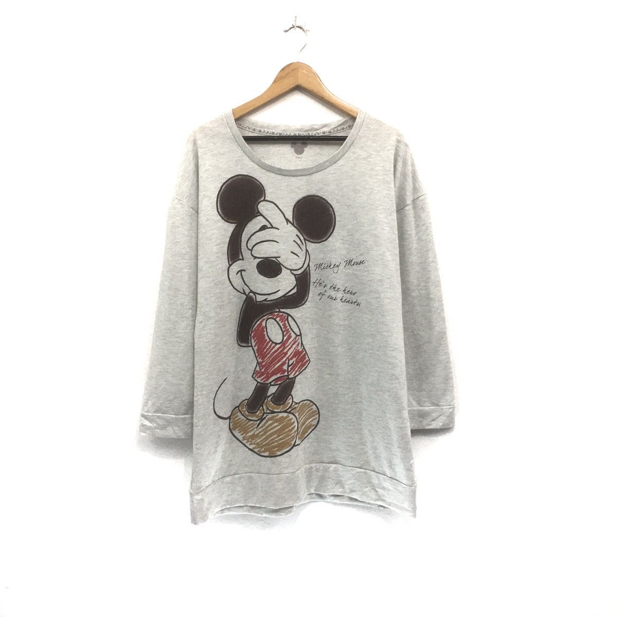 Cartoon Network × Disney × Mickey Mouse Vintage Tokyo Disney Resort Mickey Mouse Longsleve Big logo Size US M / EU 48-50 / 2 - 1 Thumbnail