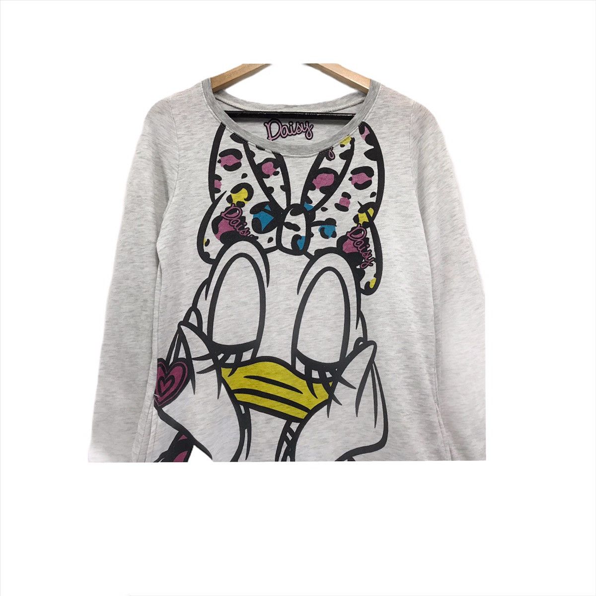 Cartoon Network × Disney × Japanese Brand Daisy Duck Sweatshirt Crewneck Big Logo Daisy Duck Size US S / EU 44-46 / 1 - 1 Thumbnail