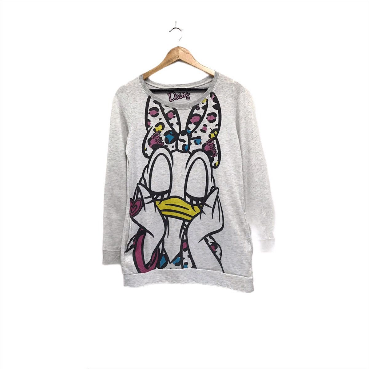 Cartoon Network × Disney × Japanese Brand Daisy Duck Sweatshirt Crewneck Big Logo Daisy Duck Size US S / EU 44-46 / 1 - 2 Thumbnail
