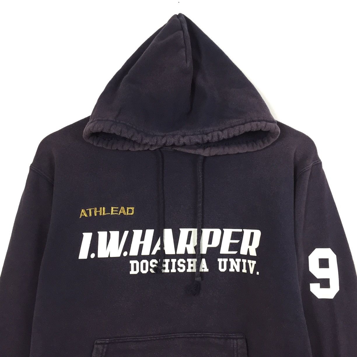 Japanese Brand × Vintage Vintage I.W.HARPER Doshisha Univ. Hoodie University Japan Size US S / EU 44-46 / 1 - 3 Thumbnail