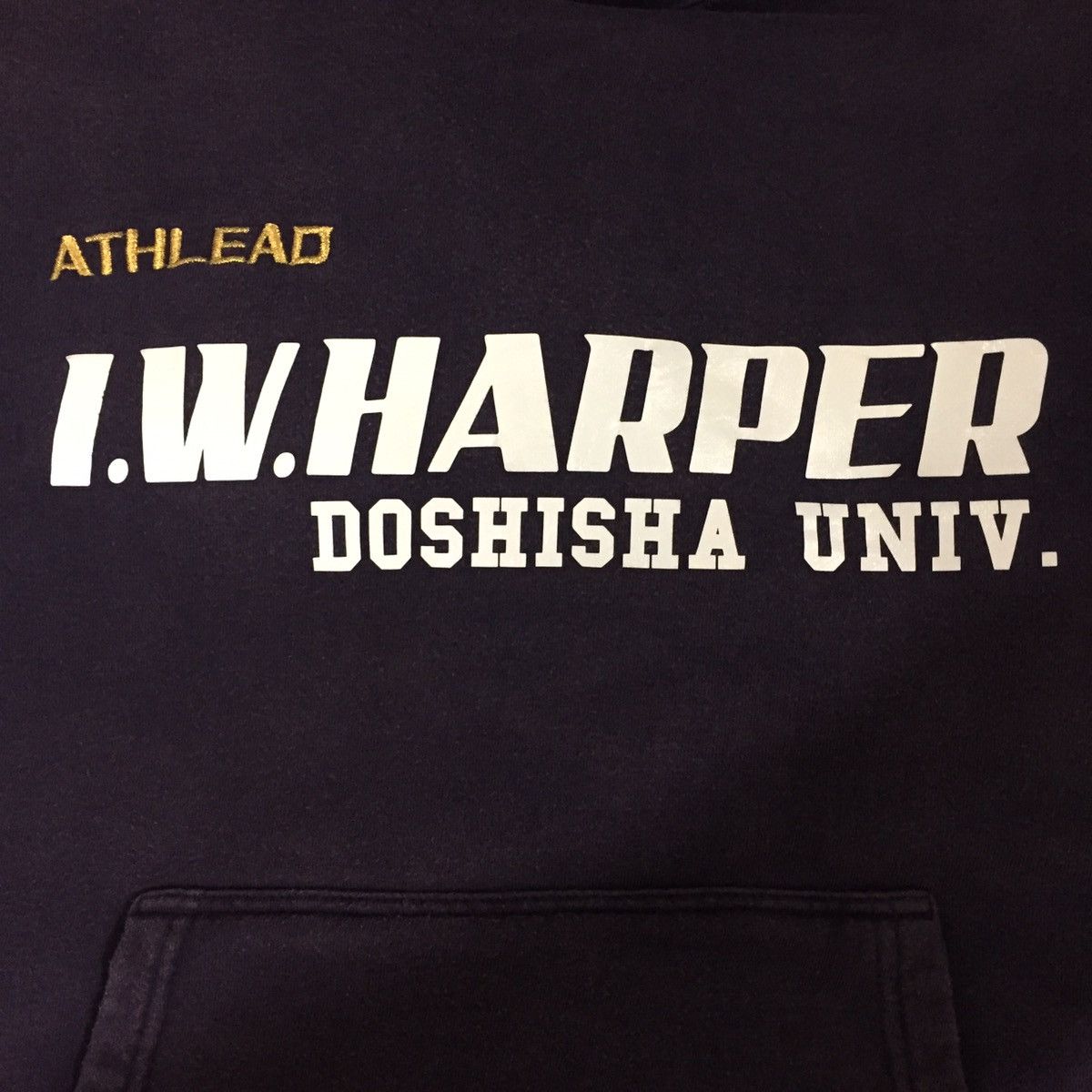 Japanese Brand × Vintage Vintage I.W.HARPER Doshisha Univ. Hoodie University Japan Size US S / EU 44-46 / 1 - 2 Thumbnail