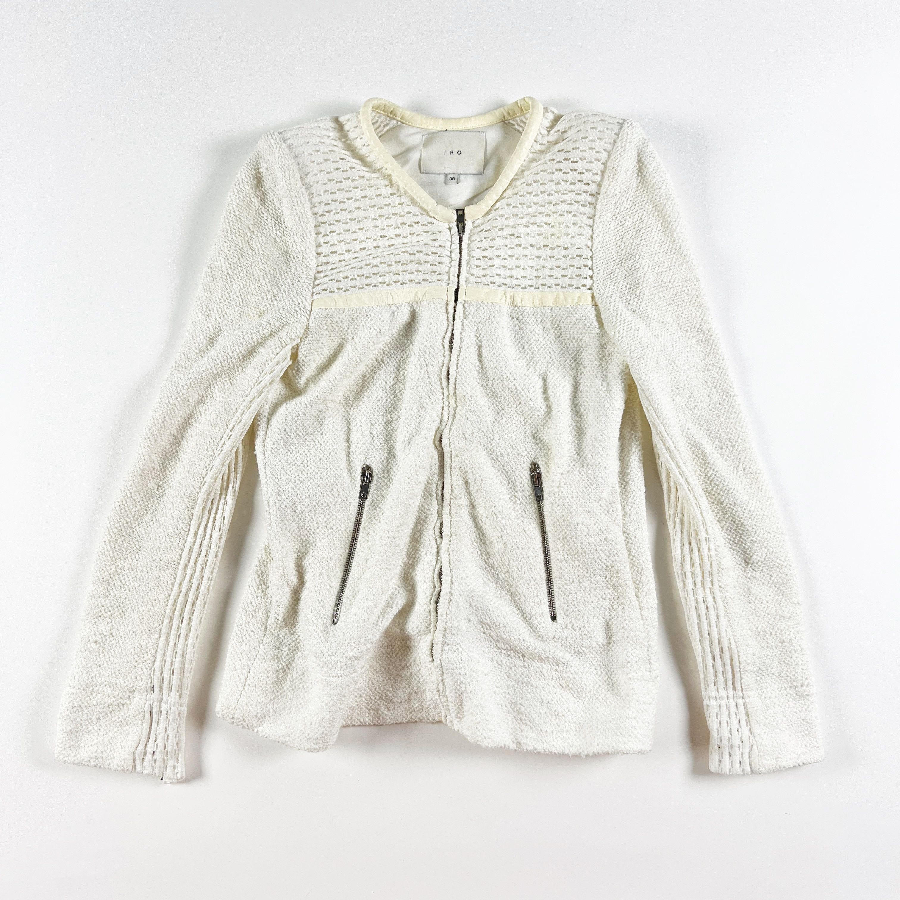 IRO Hurley Cotton Stretch Crochet Knit Genuine