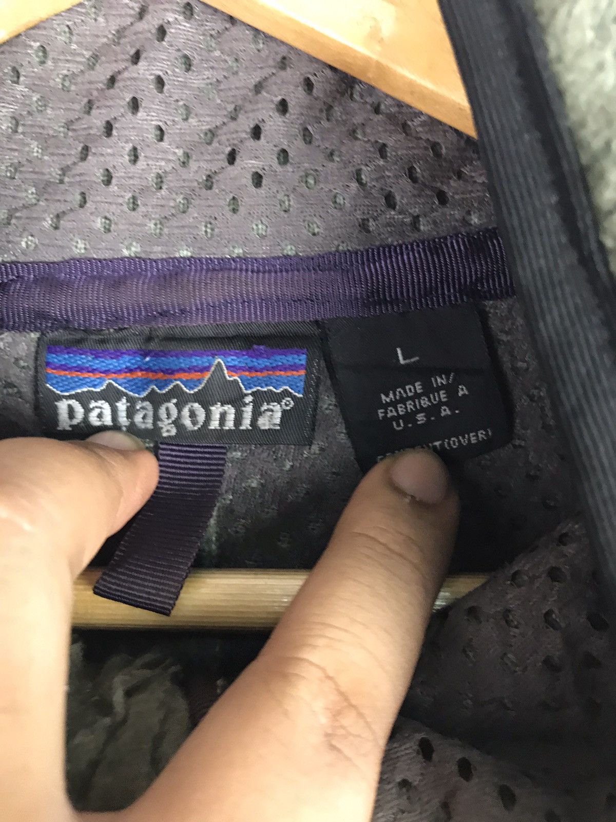 Japanese Brand × Patagonia × Vintage Patagonia Mohair full zipper Rare design Size US L / EU 52-54 / 3 - 4 Thumbnail