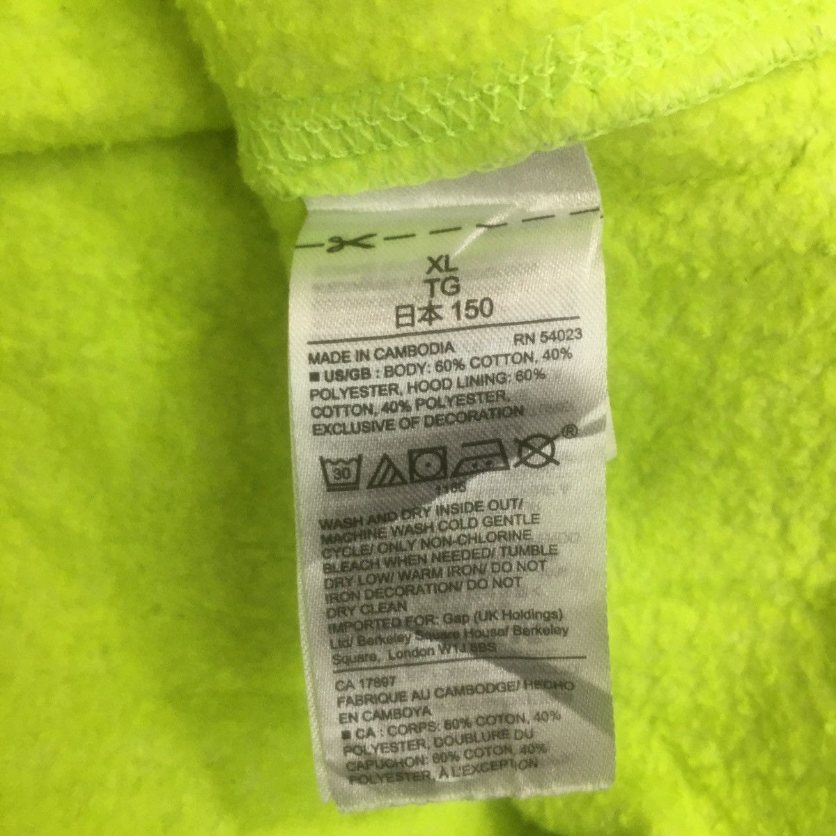 Gap × Japanese Brand × Vintage GAP Kids Hoodie Sweater Biglogo Emboidery Gap Size US XS / EU 42 / 0 - 6 Thumbnail