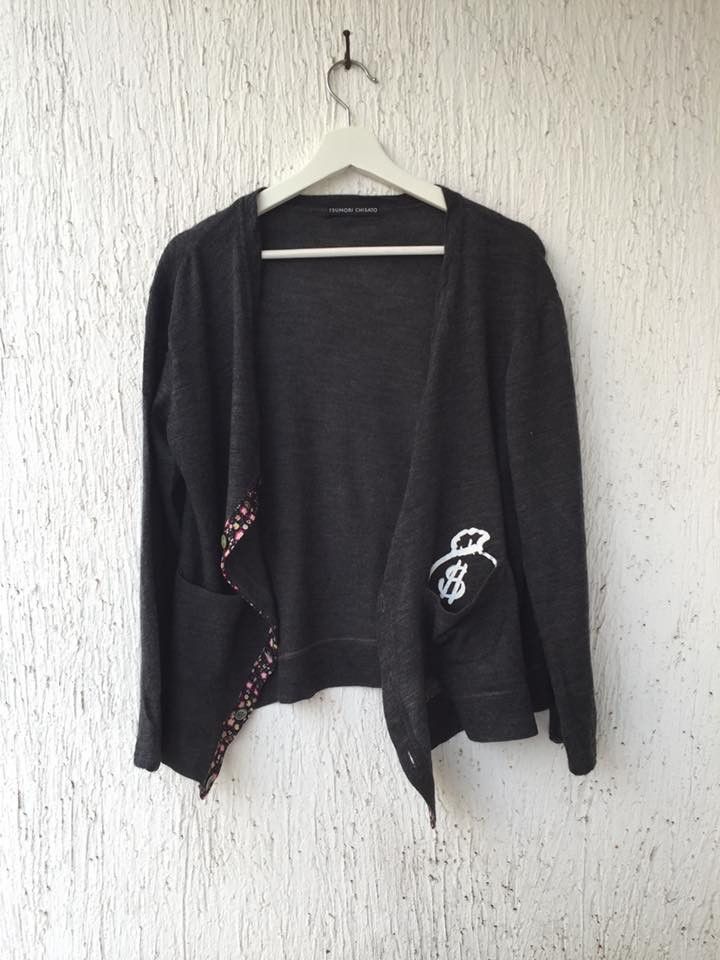 Tsumori Chisato wool "money in the bag" cardigan Size US S / EU 44-46 / 1 - 2 Thumbnail