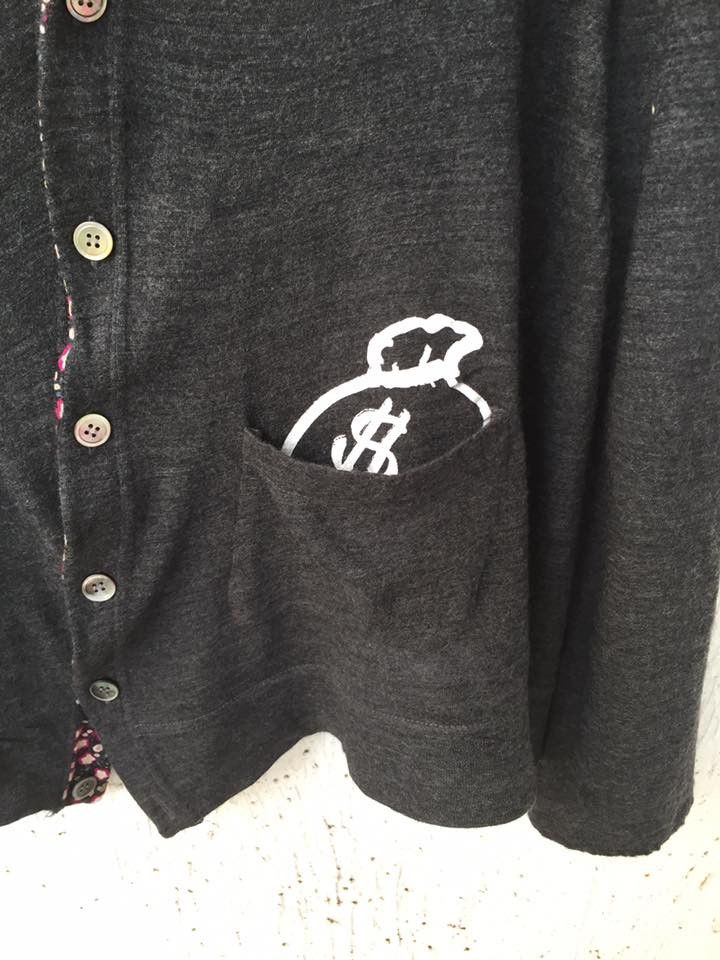 Tsumori Chisato wool "money in the bag" cardigan Size US S / EU 44-46 / 1 - 3 Thumbnail