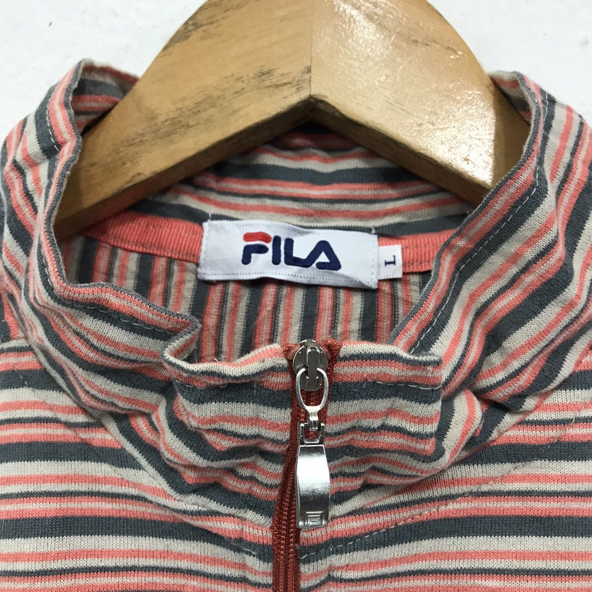 Fila × Japanese Brand × Vintage Fila Halfzip Stripes Design Size US S / EU 44-46 / 1 - 5 Thumbnail