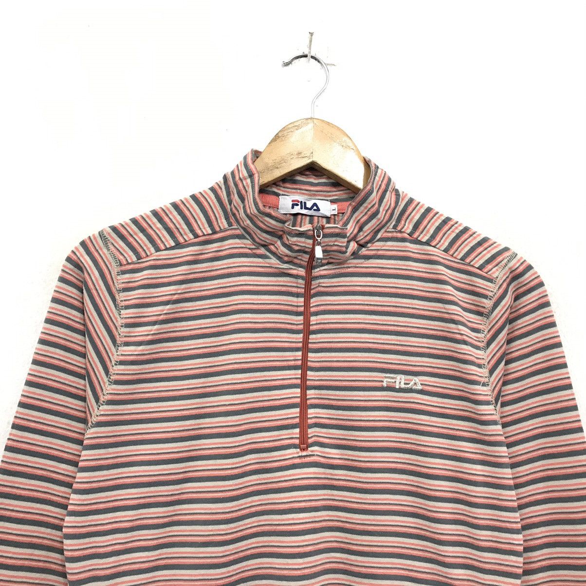 Fila × Japanese Brand × Vintage Fila Halfzip Stripes Design Size US S / EU 44-46 / 1 - 4 Thumbnail
