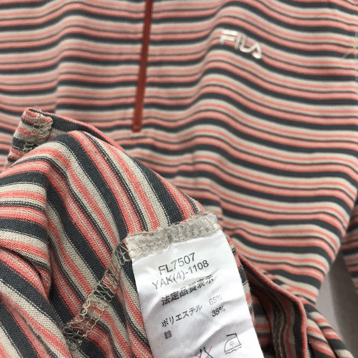 Fila × Japanese Brand × Vintage Fila Halfzip Stripes Design Size US S / EU 44-46 / 1 - 8 Thumbnail