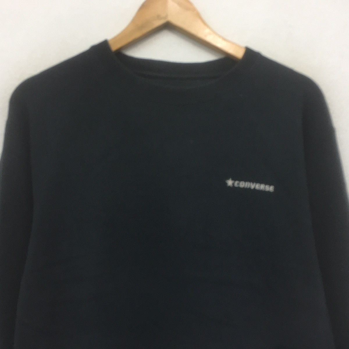 Converse × Vintage Vintage Converse All Star Sweatshirt Spellout CONVERSE Size US M / EU 48-50 / 2 - 2 Thumbnail