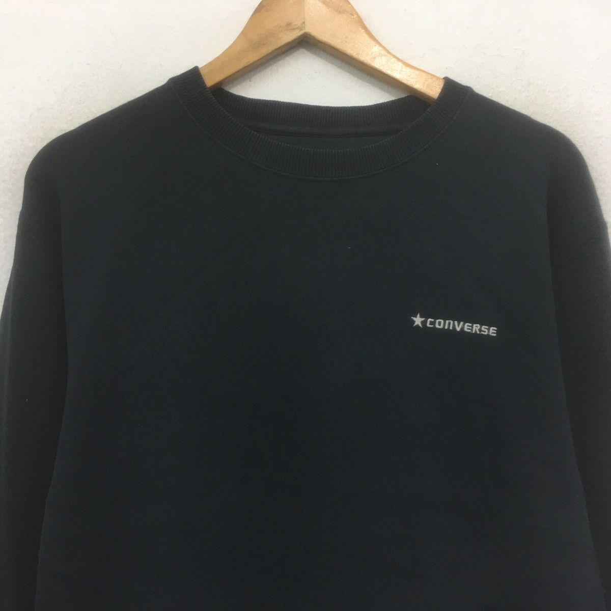 Converse × Vintage Vintage Converse All Star Sweatshirt Spellout CONVERSE Size US M / EU 48-50 / 2 - 3 Thumbnail