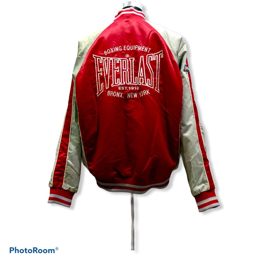 image of Jacket Everlast With Embroidery Logo in Red/Grey, Men's (Size XL)