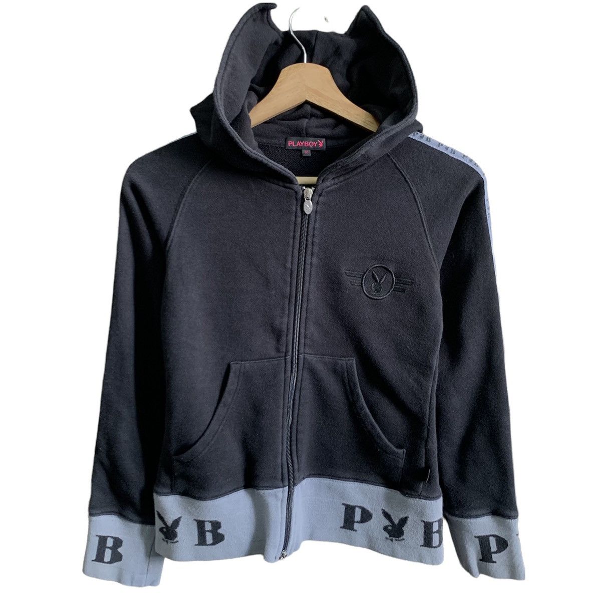 Playboy × Vintage Vintage Playboy Hoodie Size XXS / US 00 / IT 34 - 1 Thumbnail