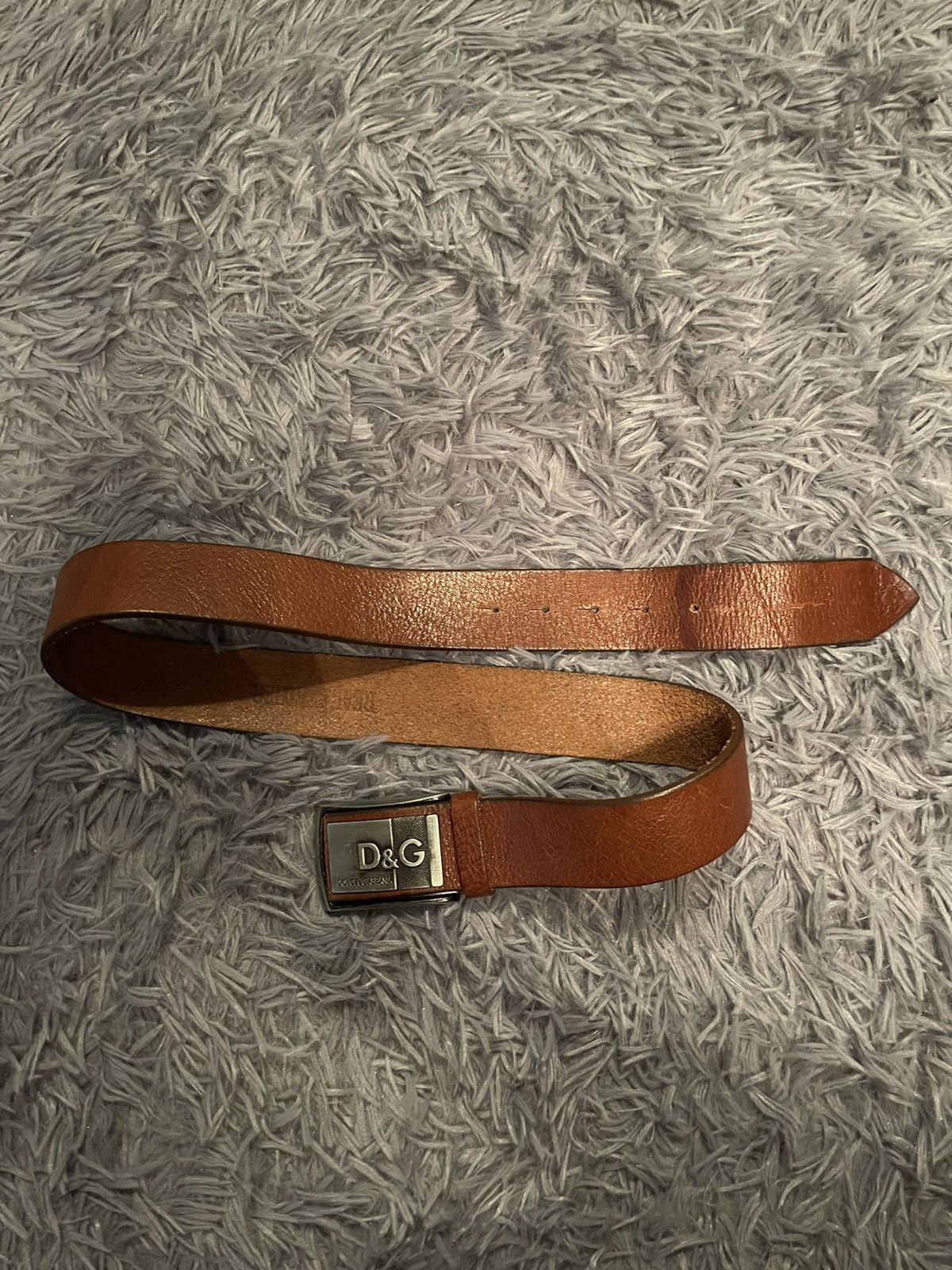 Dolce & Gabbana D&G vintage leather belt 99cm