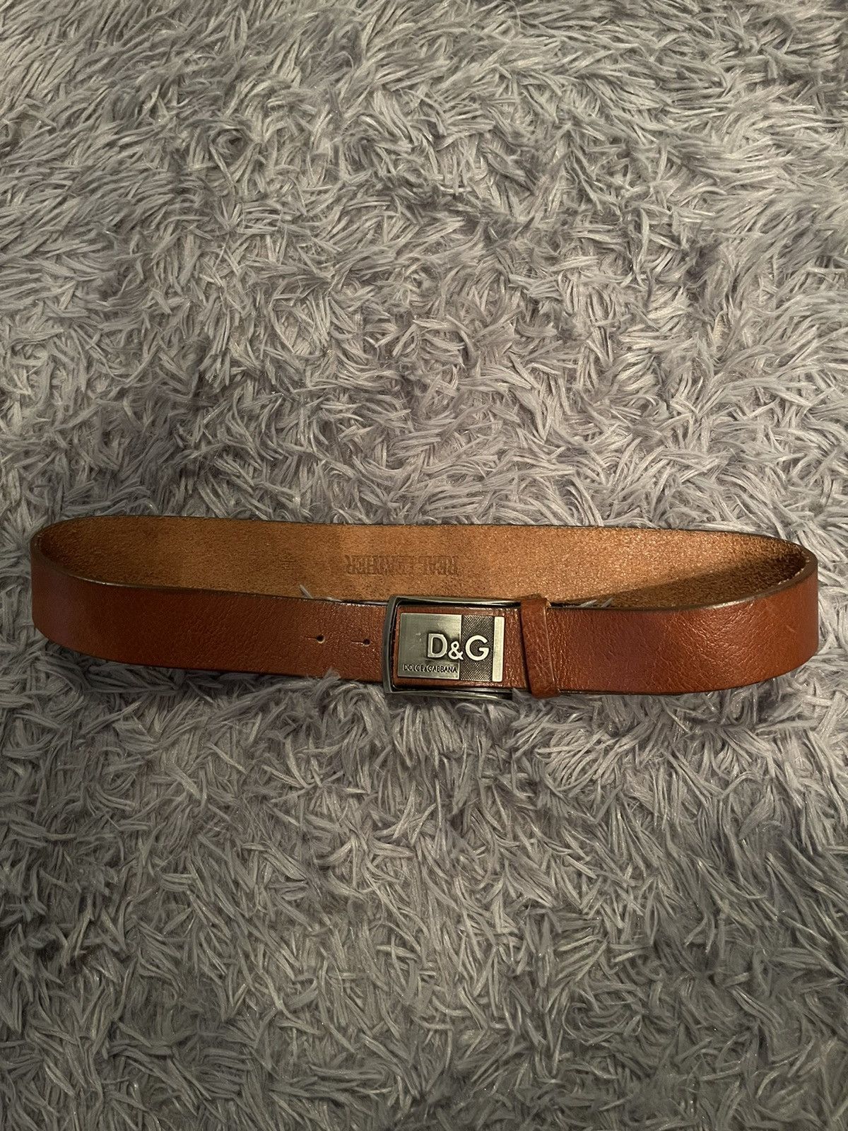 Cowboy Equipment × Dolce & Gabbana × Vintage Dolce & Gabbana D&G vintage leather belt 99cm Size 32 - 6 Thumbnail