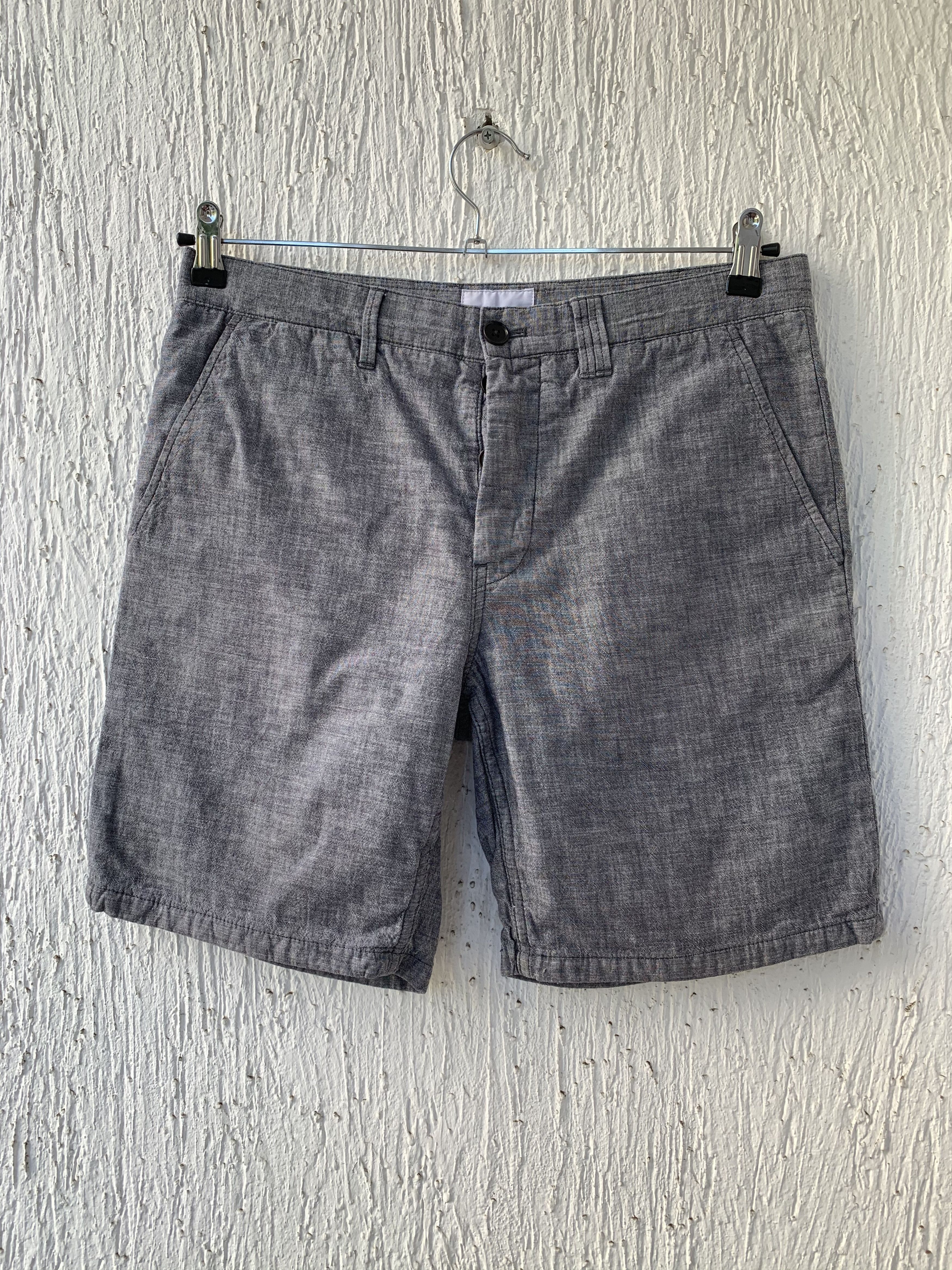 image of Norse Projects Aros Chambray Short in Navy, Men's (Size 32)
