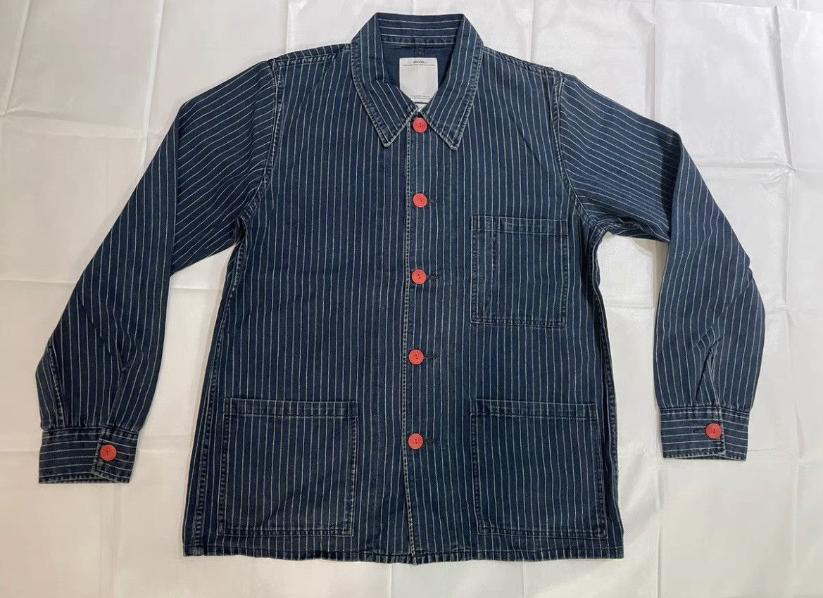 image of Visvim Wabash Coverall Jkt in Navy, Men's (Size Large)