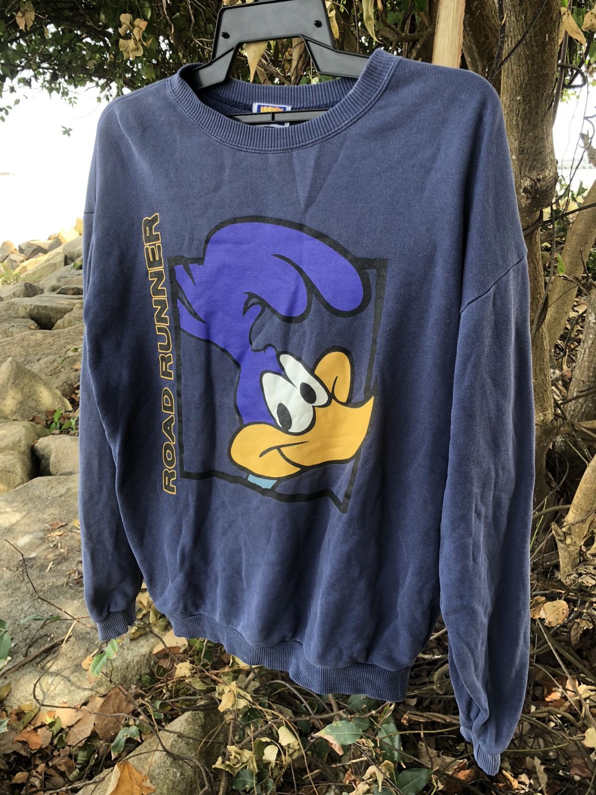 Cartoon Network × Vintage Vintage ROAD RUNNER Woody Sweatshirt by Looney Tunes Size US XL / EU 56 / 4 - 2 Thumbnail