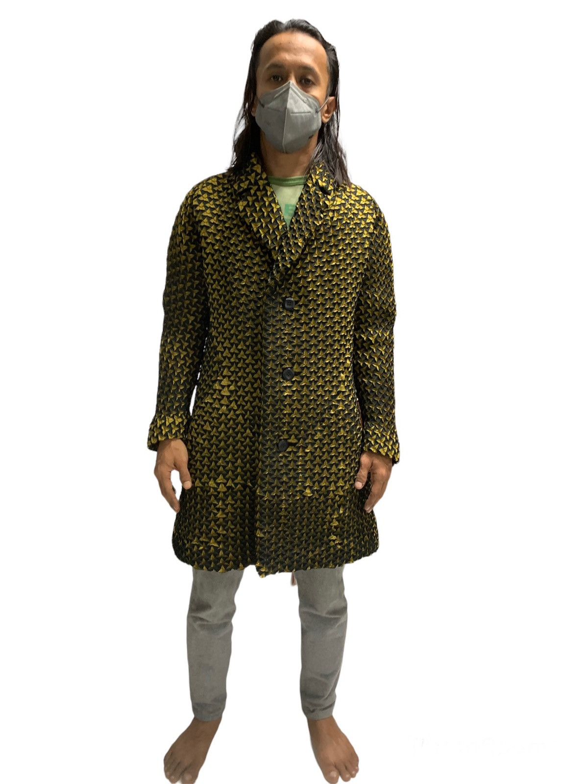 Issey Miyake Issey Miyake Runway Fall 2015 Pleated Jacket Size US M / EU 48-50 / 2 - 2 Thumbnail