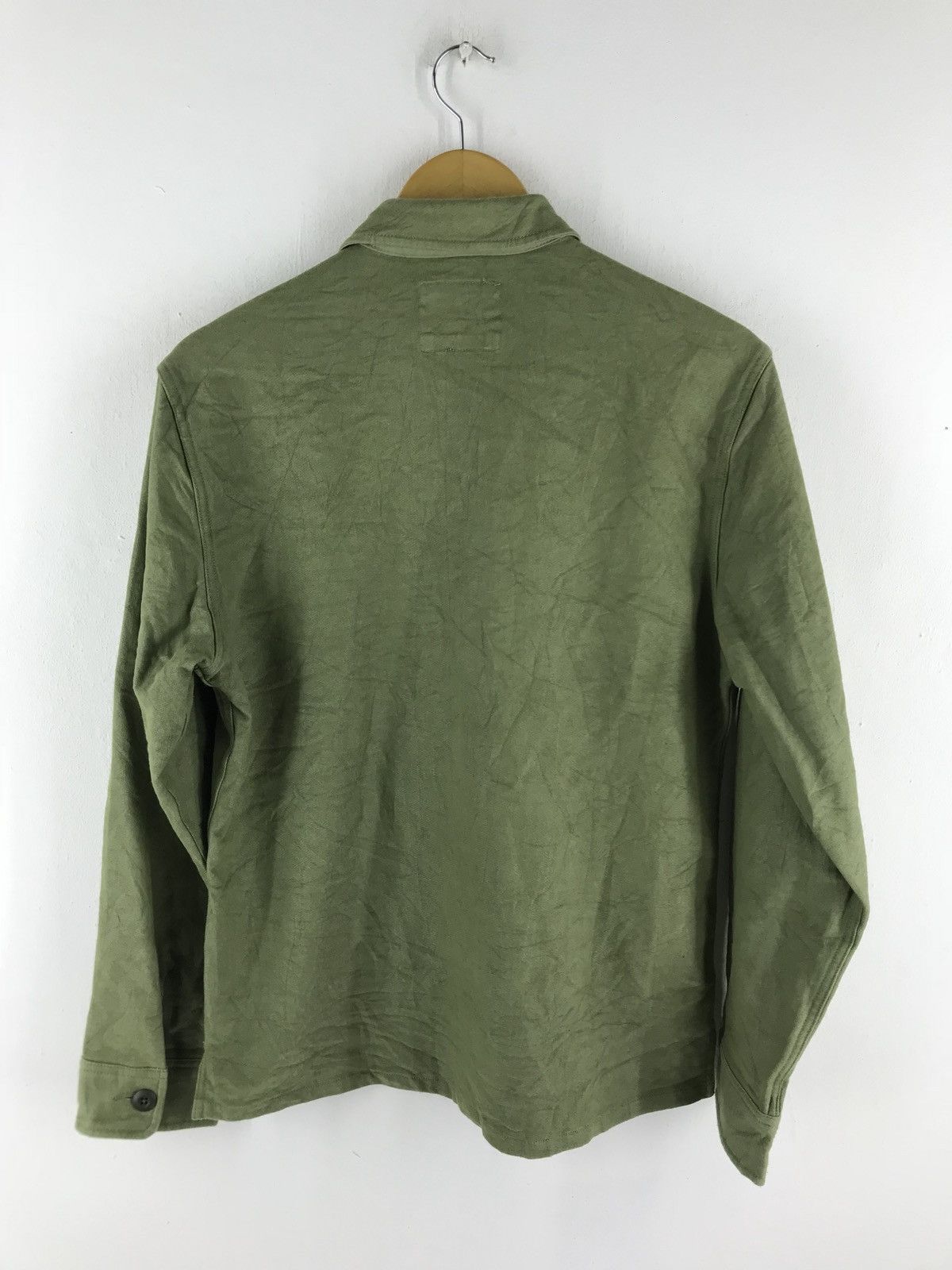 Beams Plus U.s. Army By Beams Heart Sage Green Cotton Shirt Size US M / EU 48-50 / 2 - 4 Thumbnail