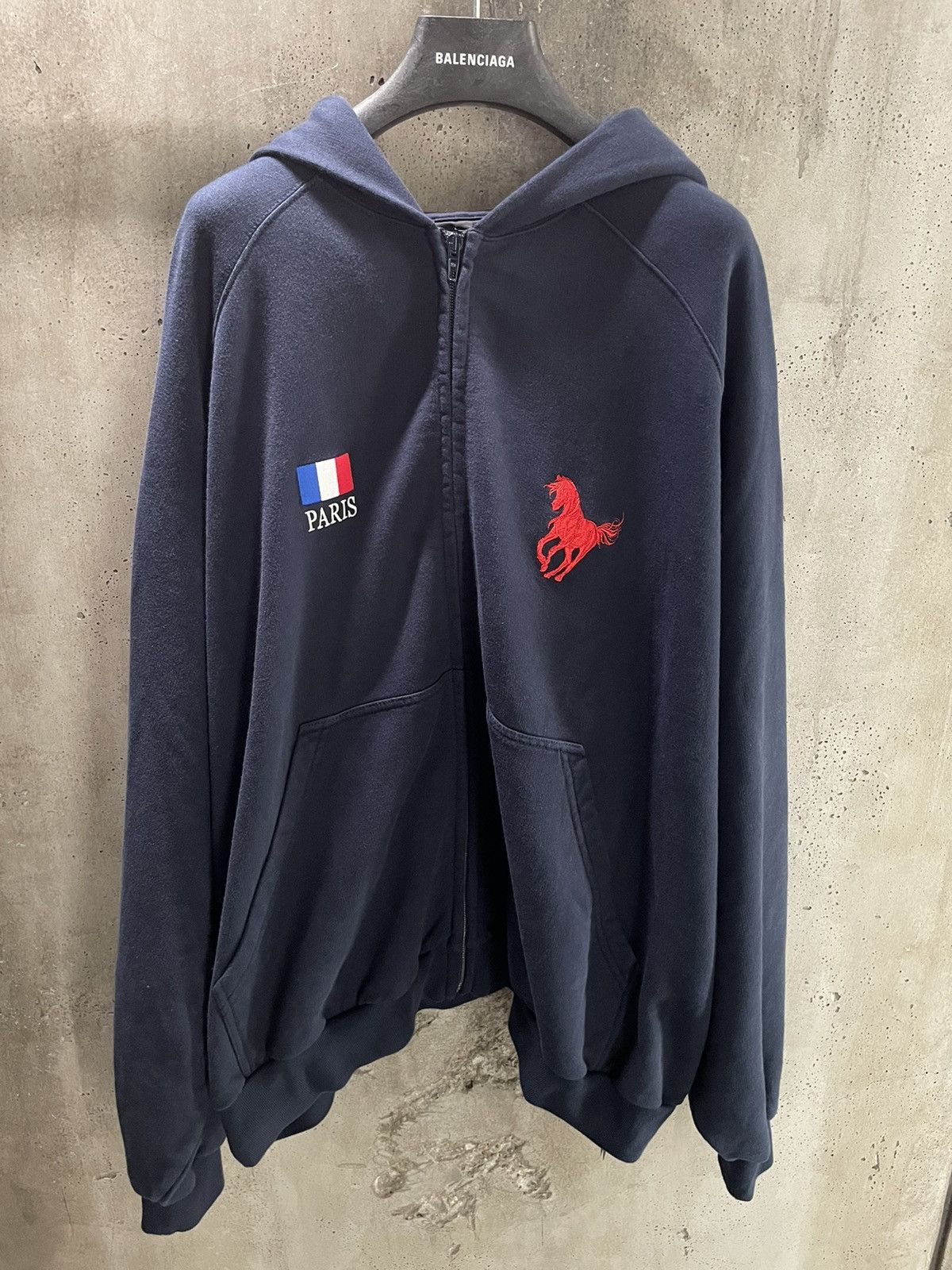 Balenciaga Polo Hoodie | Grailed