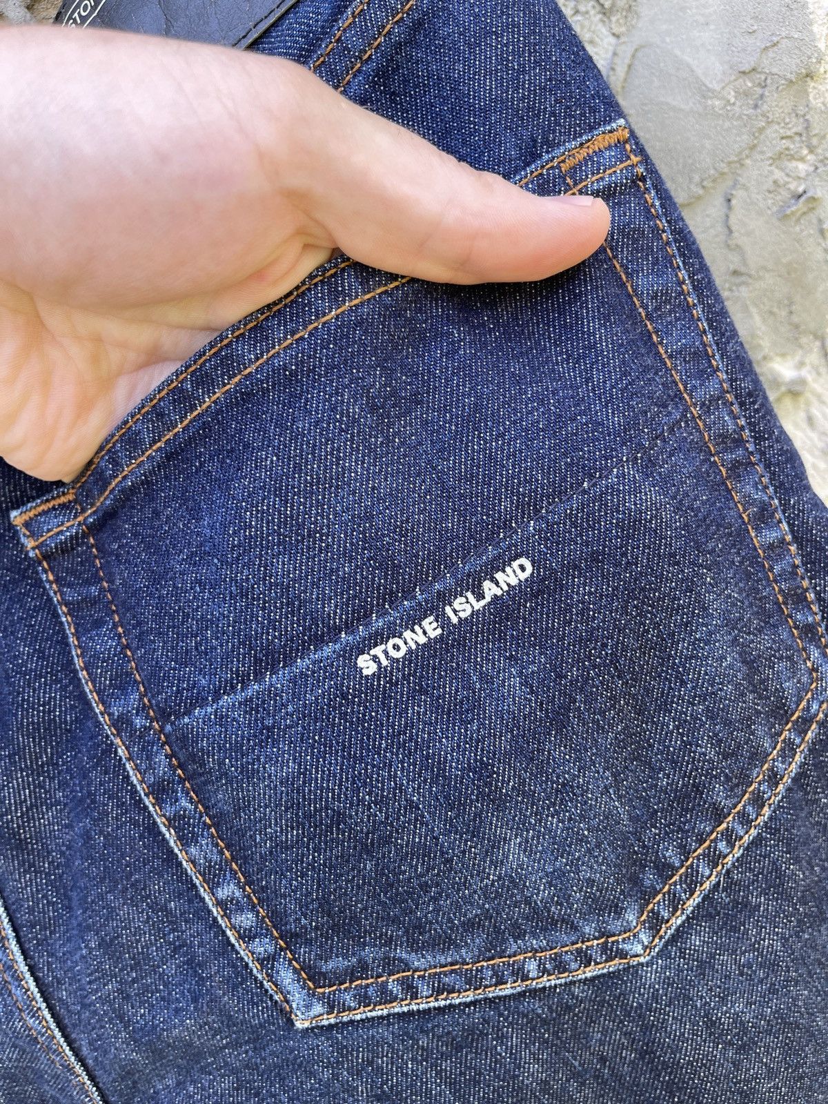 Stone Island Stone Island Denims vintage indigo blue denim jeans pants Size US 33 - 20 Thumbnail