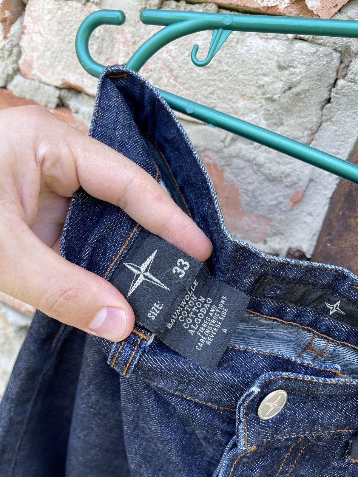 Stone Island Stone Island Denims vintage indigo blue denim jeans pants Size US 33 - 13 Thumbnail