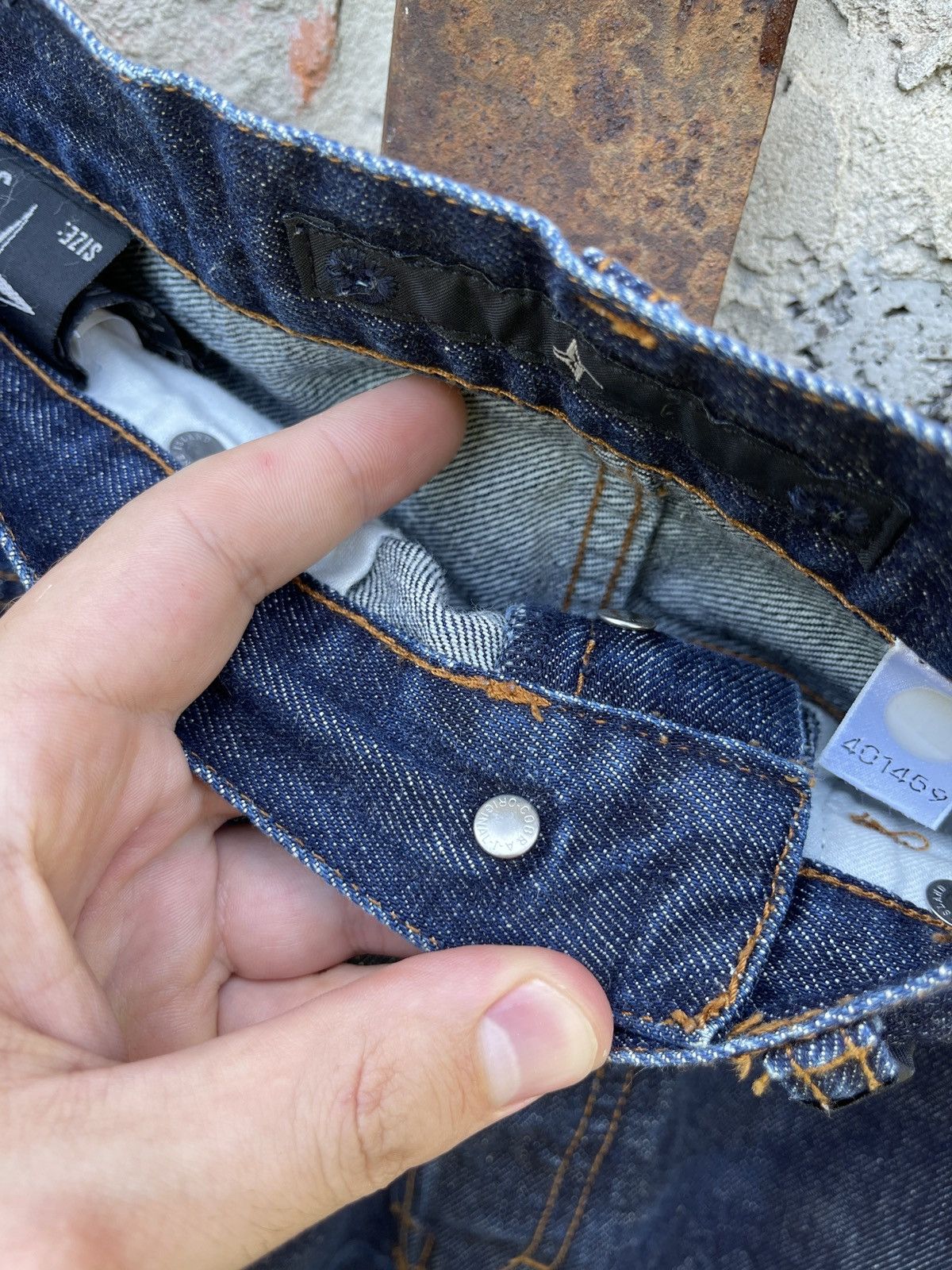 Stone Island Stone Island Denims vintage indigo blue denim jeans pants Size US 33 - 9 Thumbnail