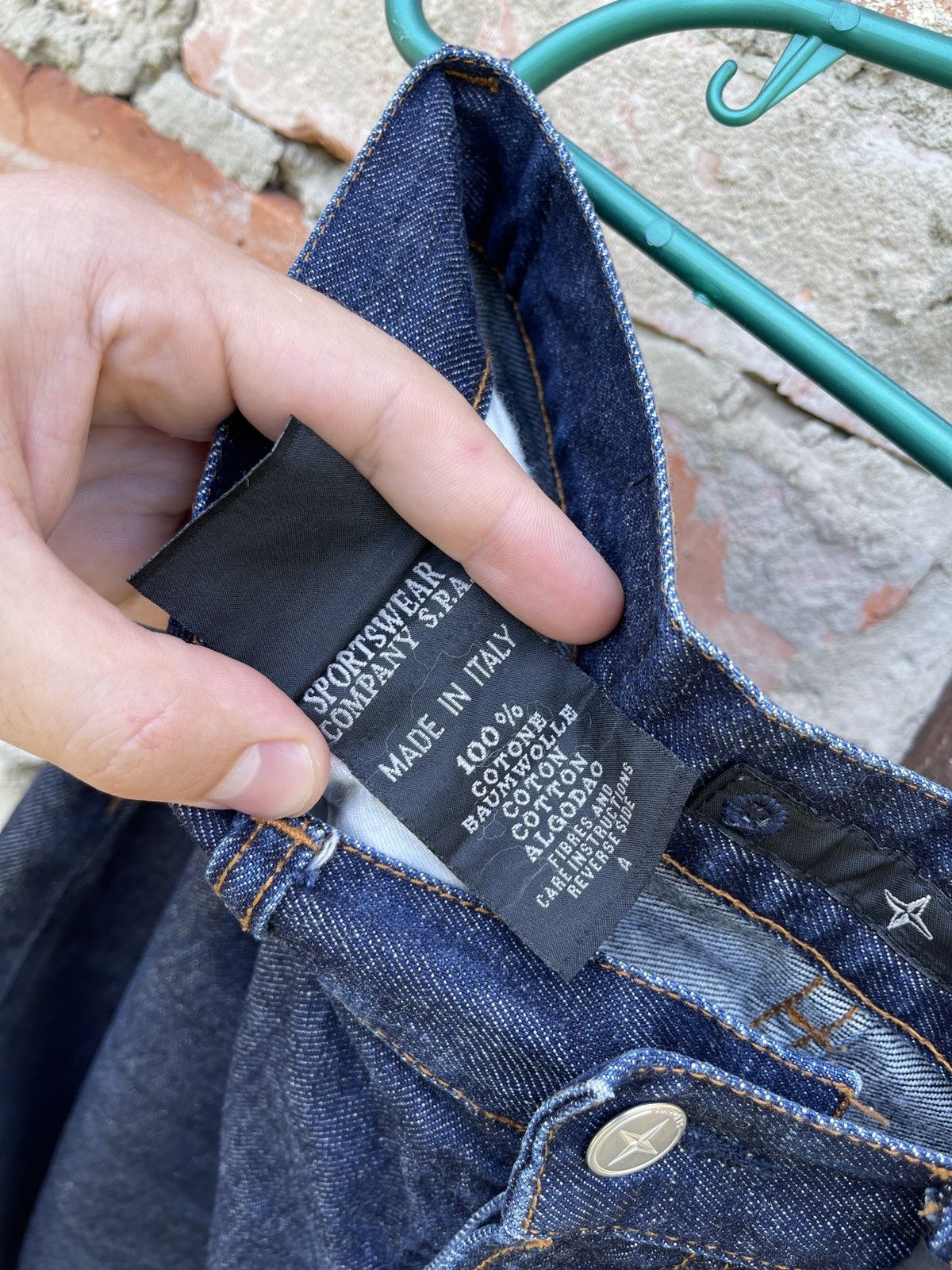 Stone Island Stone Island Denims vintage indigo blue denim jeans pants Size US 33 - 14 Thumbnail