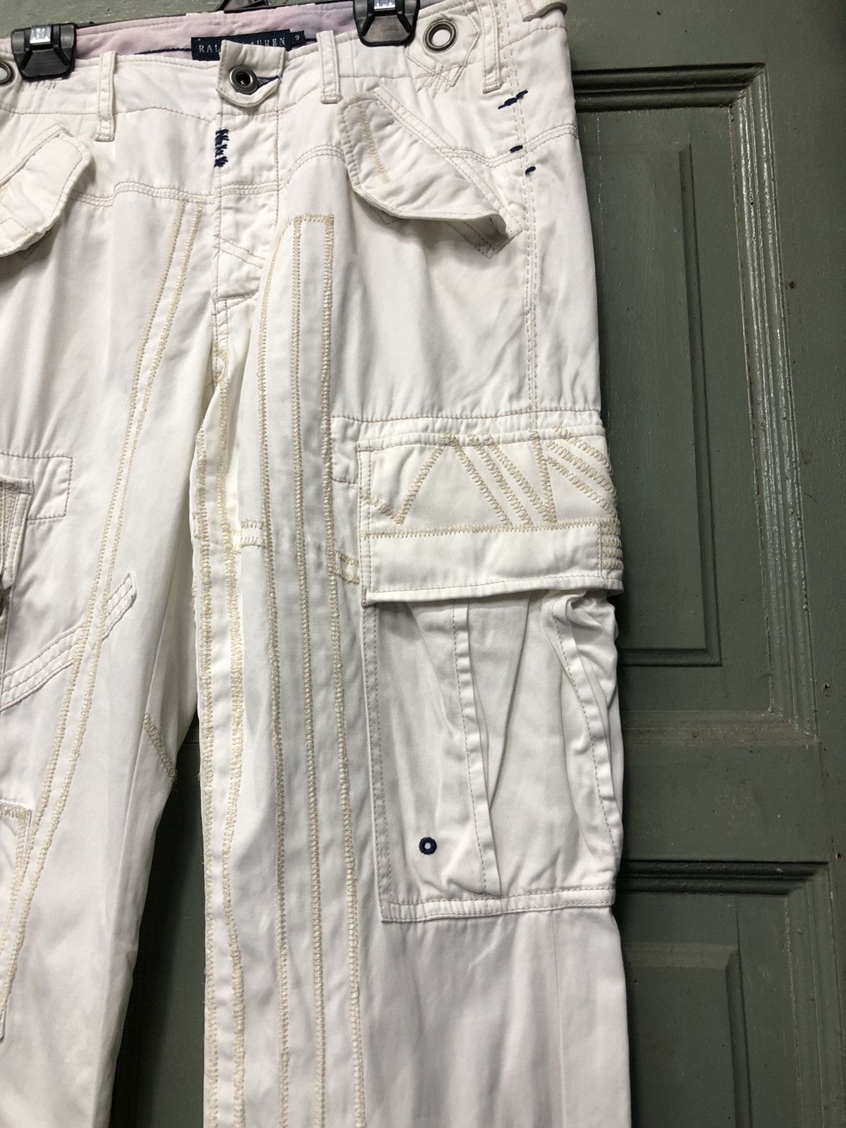 Polo Ralph Lauren × Ralph Lauren × Vintage RALPH LAUREN Cargo pants multi pocket bondage rare Size US 31 - 3 Thumbnail