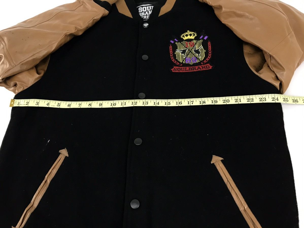 Vintage Varsity Jacket Soul Brand Wool Rap Hip Hop Brand Size US L / EU 52-54 / 3 - 11 Thumbnail